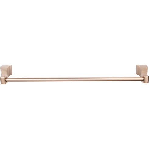 Top Knobs Aqua Bath Towel Bar 18" in Brushed Bronze