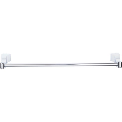 Top Knobs Aqua Bath Towel Bar 24" in Polished Chrome