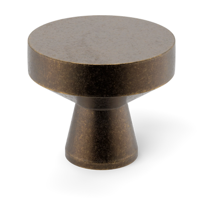 Armac Martin Arbar Cabinet Knob in 32mm / Dark Aged Brass