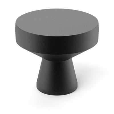 Armac Martin Arbar Cabinet Knob in 32mm / Matt Black Lacquered