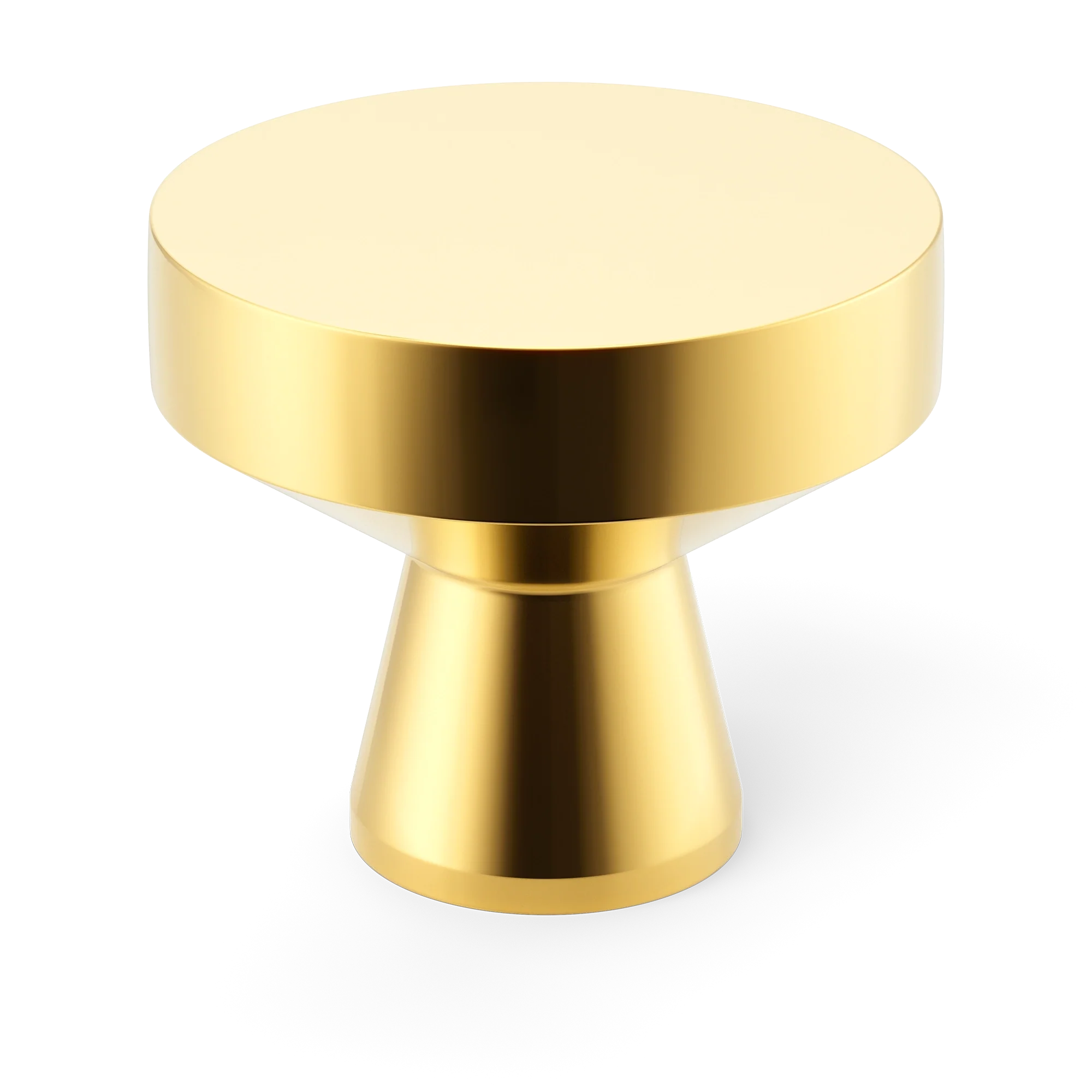 Armac Martin Arbar Cabinet Knob in 32mm / Polished Brass Lacquered
