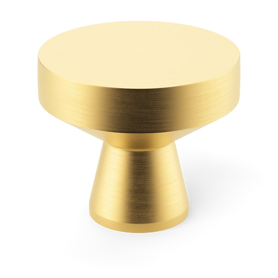Armac Martin Arbar Cabinet Knob in 32mm / Satin Brass Lacquered