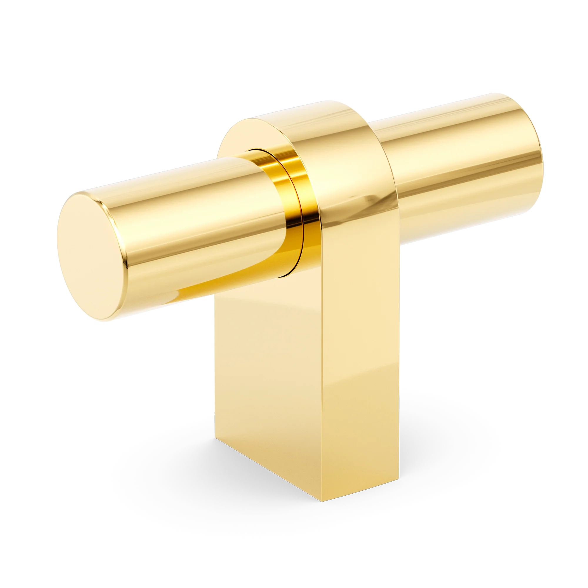 Armac Martin Arbar T-bar Handle in 51mm / Polished Brass Lacquered