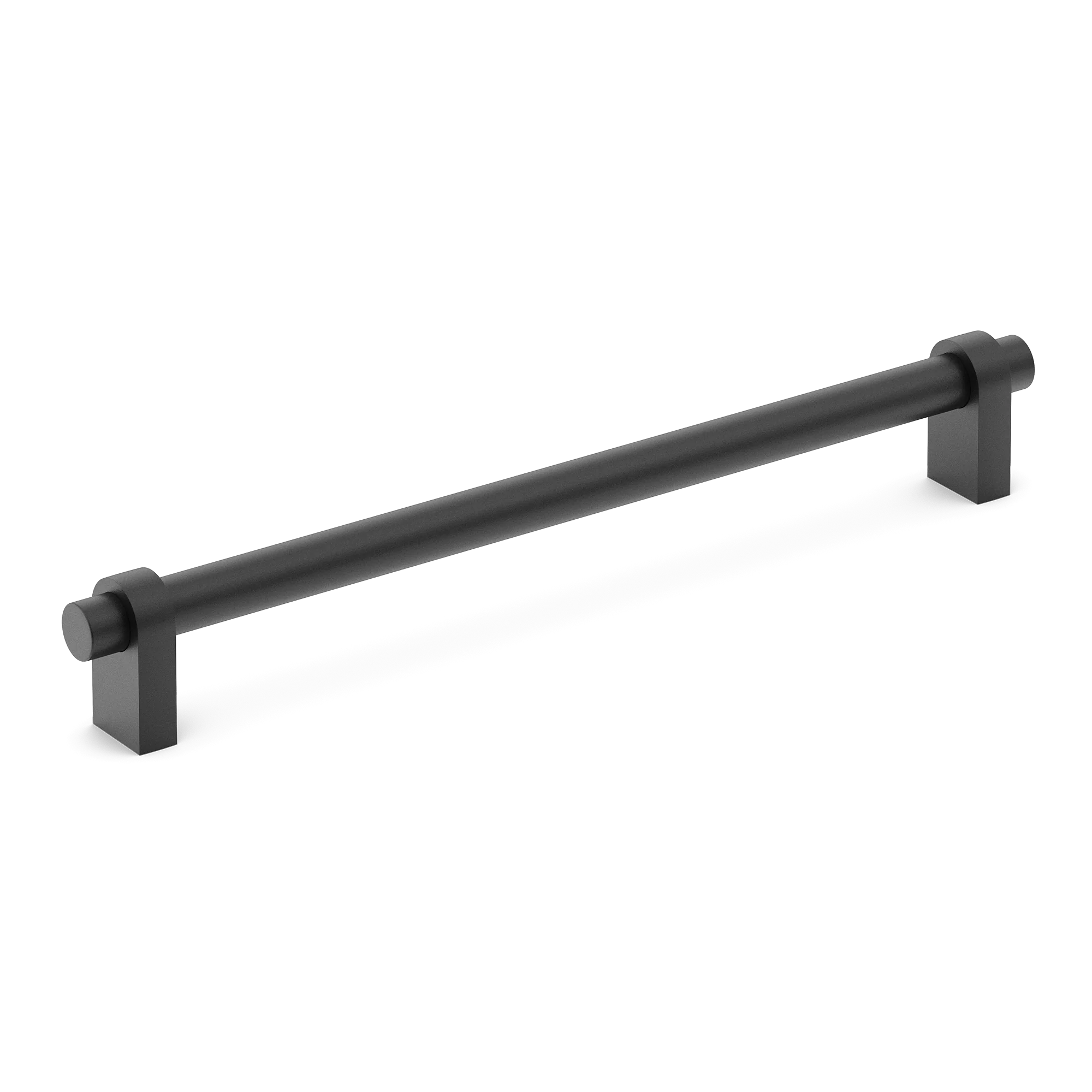 Armac Martin Arbar Cabinet Handle in 73mm / Matt Black Lacquered