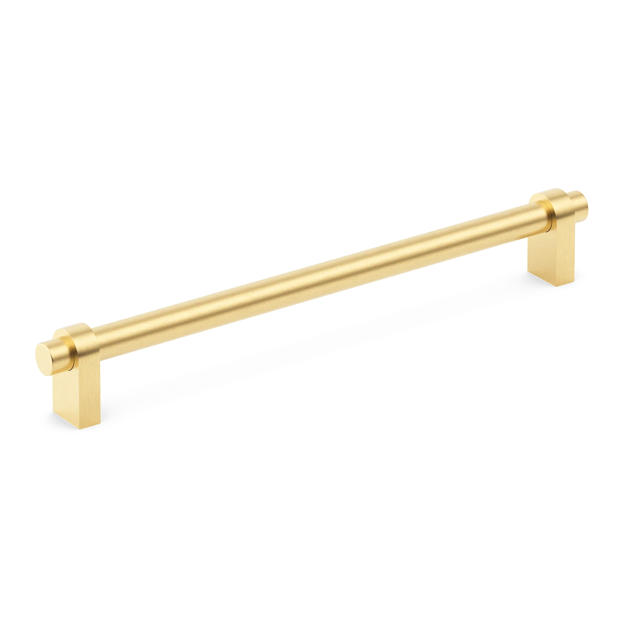 Armac Martin Arbar Cabinet Handle in 73mm / Satin Brass Satin Lacquered