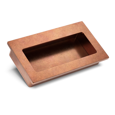 Armac Martin Bartley Flush Pull in 100mm / Aged Copper