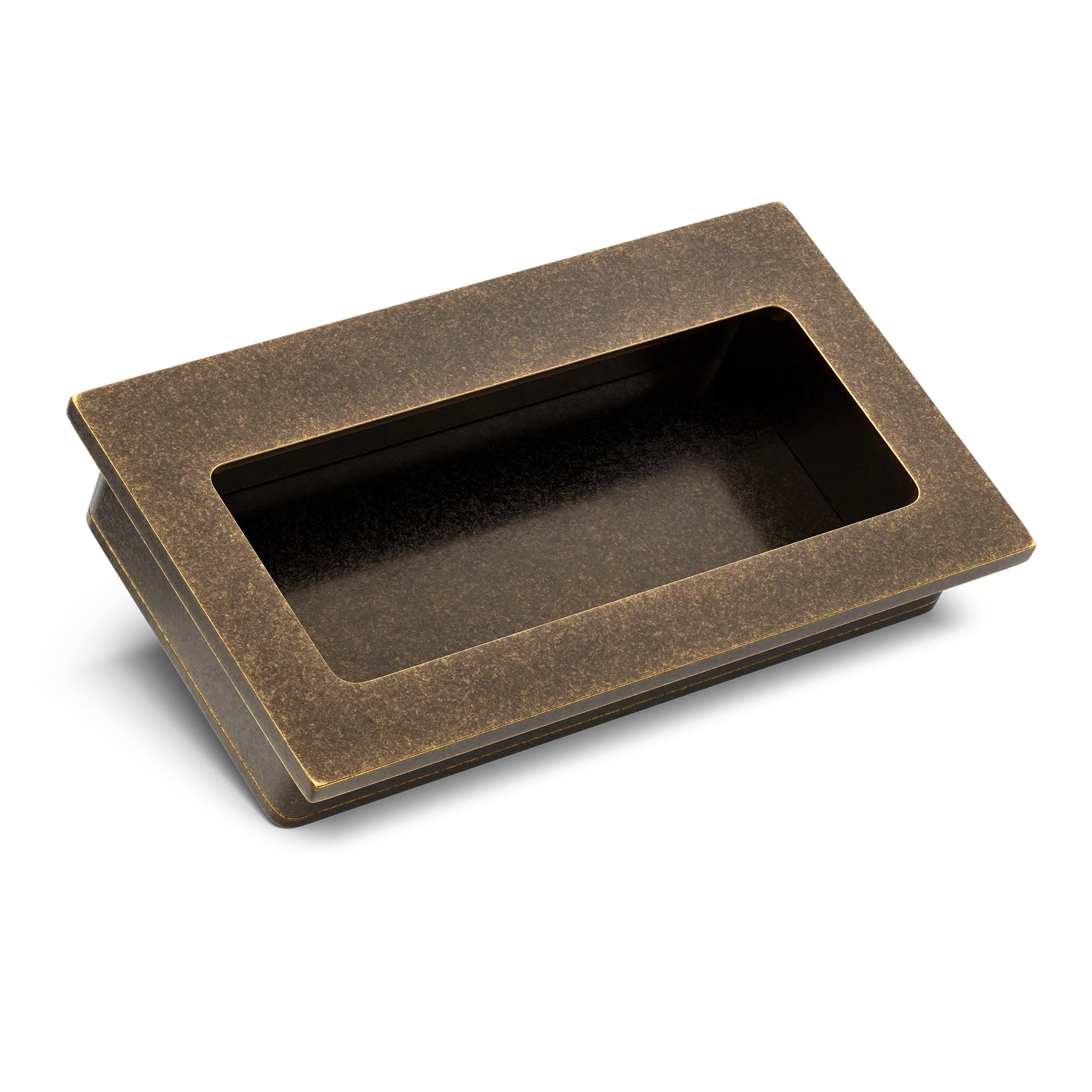 Armac Martin Bartley Flush Pull in 100mm / Dark Aged Brass