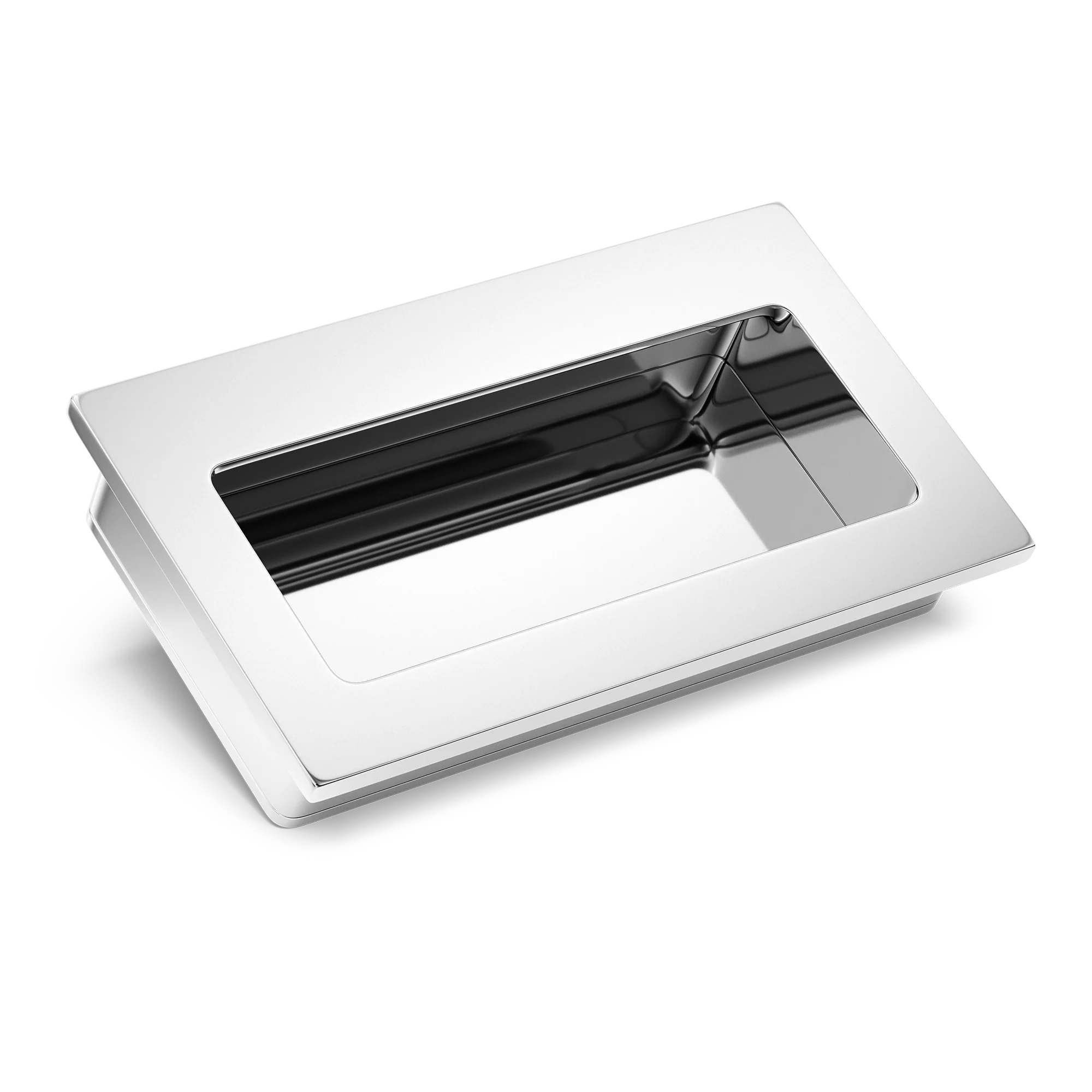 Armac Martin Bartley Flush Pull in 100mm / Polished Chrome Plate