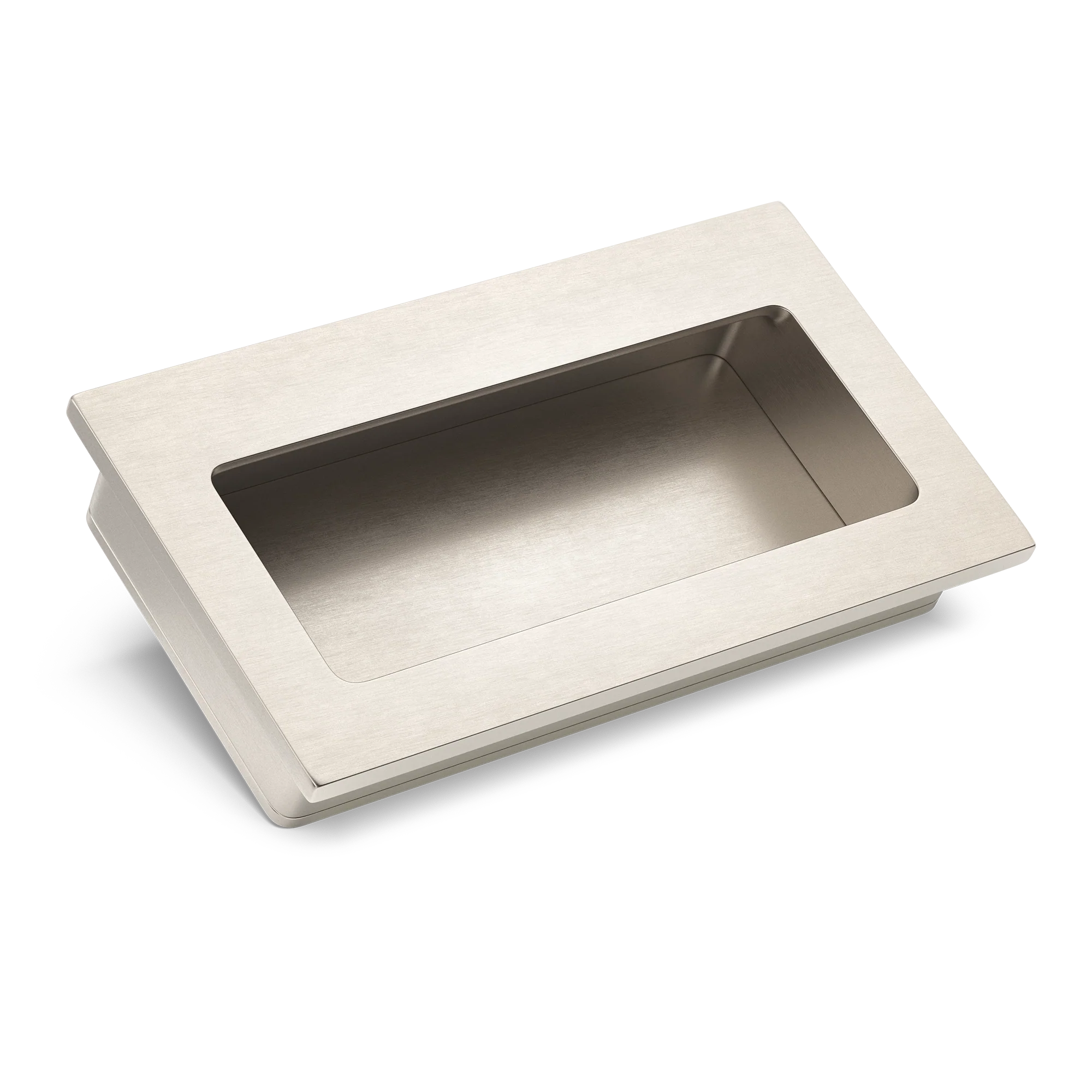 Armac Martin Bartley Flush Pull in 100mm / Satin Nickel Plate