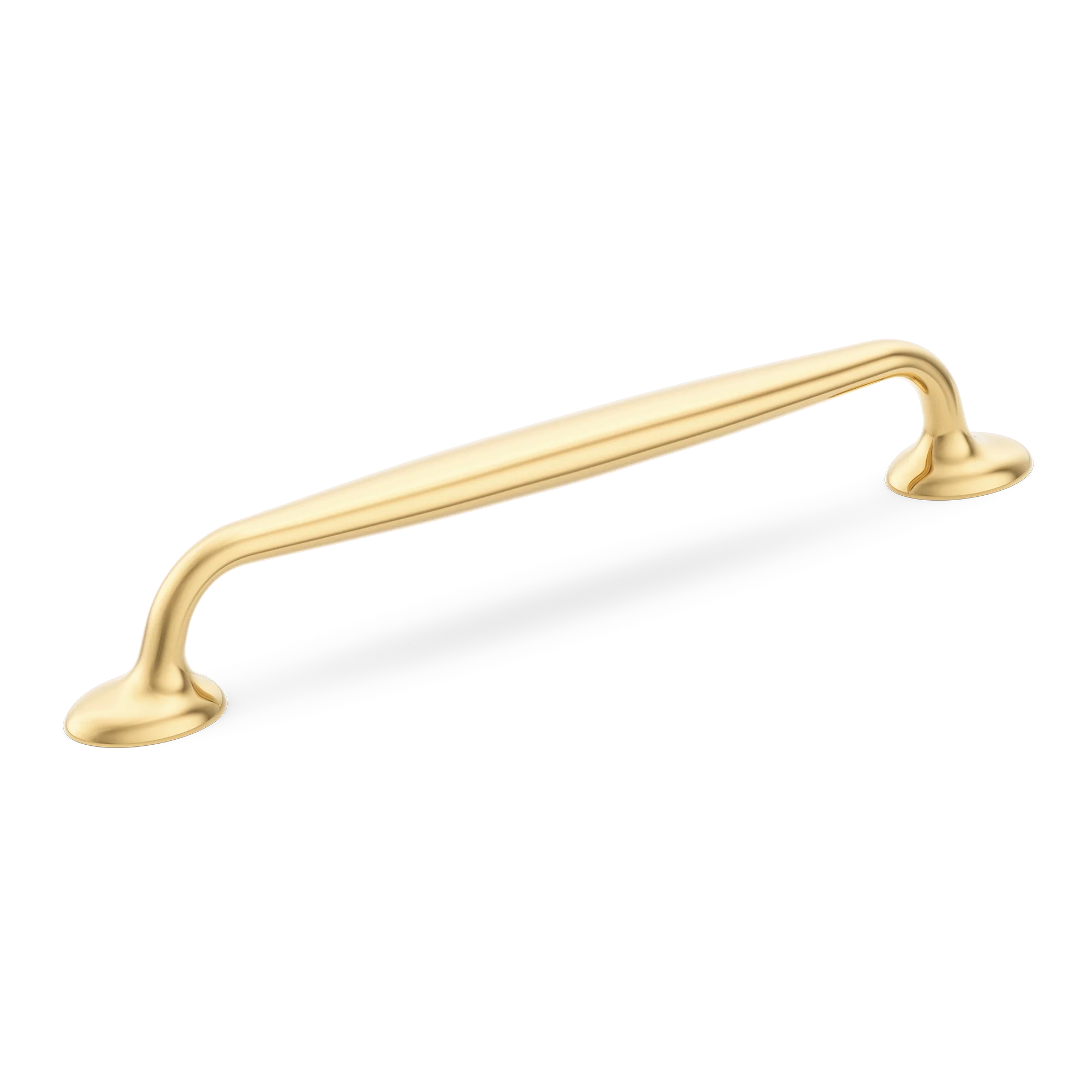 Armac Martin Bakes Cabinet Handle in 102mm / Polished Brass Unlacquered