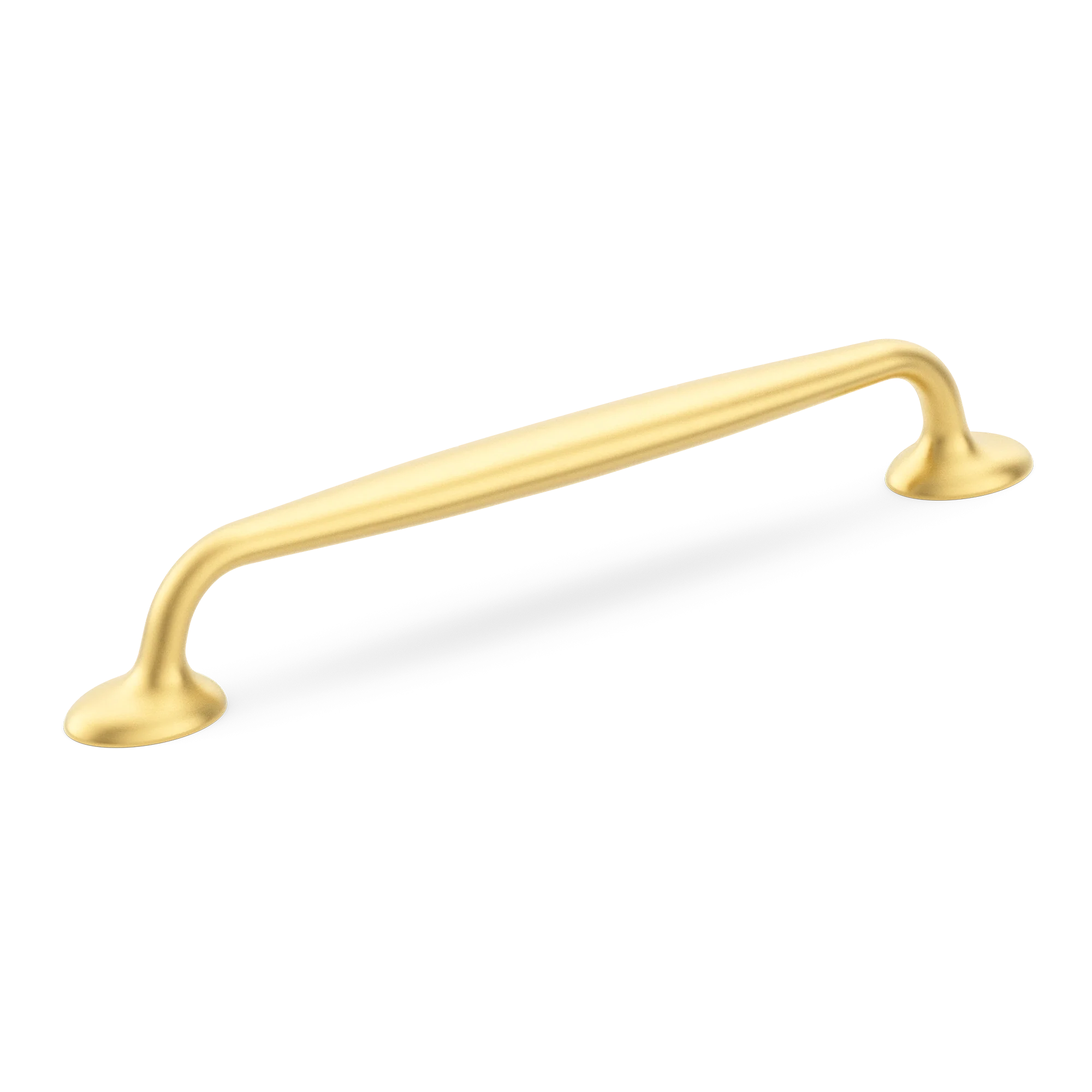 Armac Martin Bakes Cabinet Handle in 102mm / Satin Brass Satin Lacquered