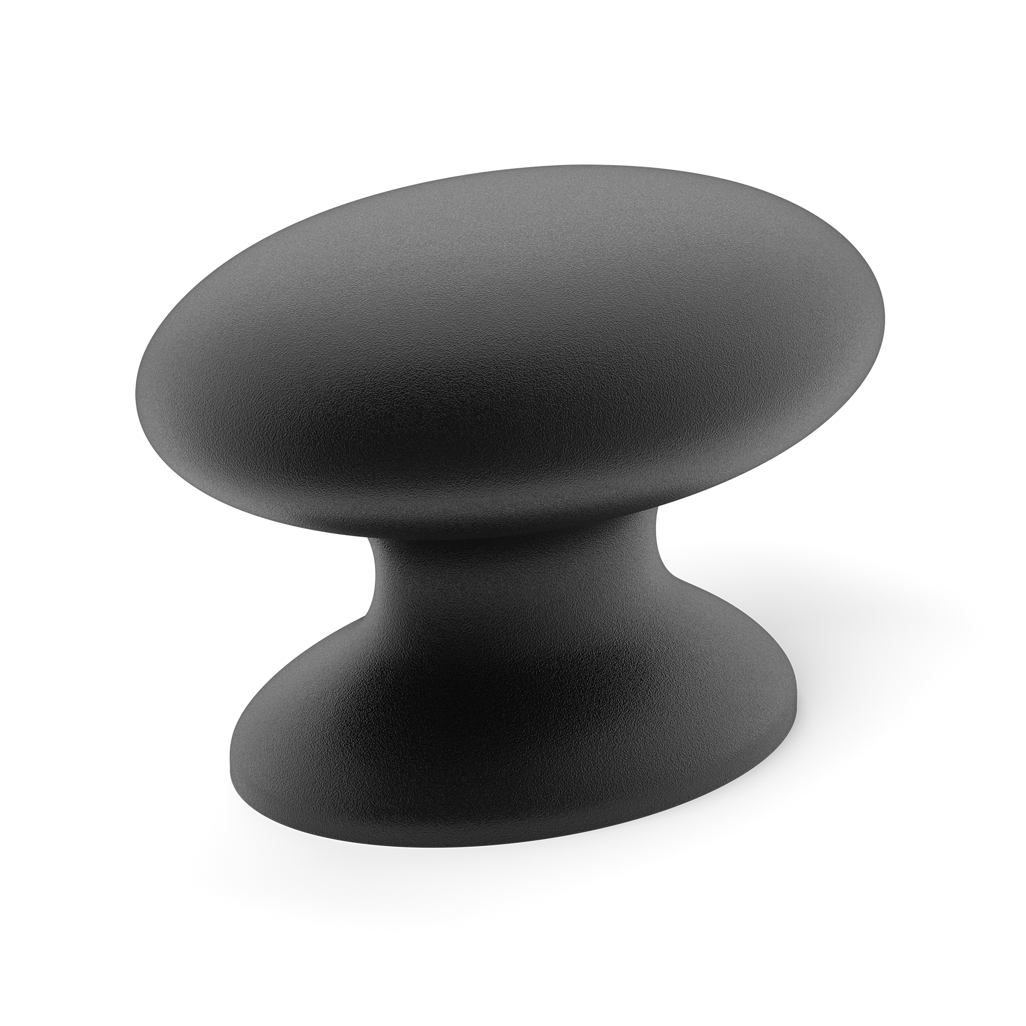 Armac Martin Bakes Cabinet Knob in 23mm / Matt Black Lacquered
