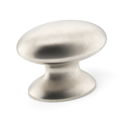 Armac Martin Bakes Cabinet Knob in 23mm / Barrelled Nickel Plate