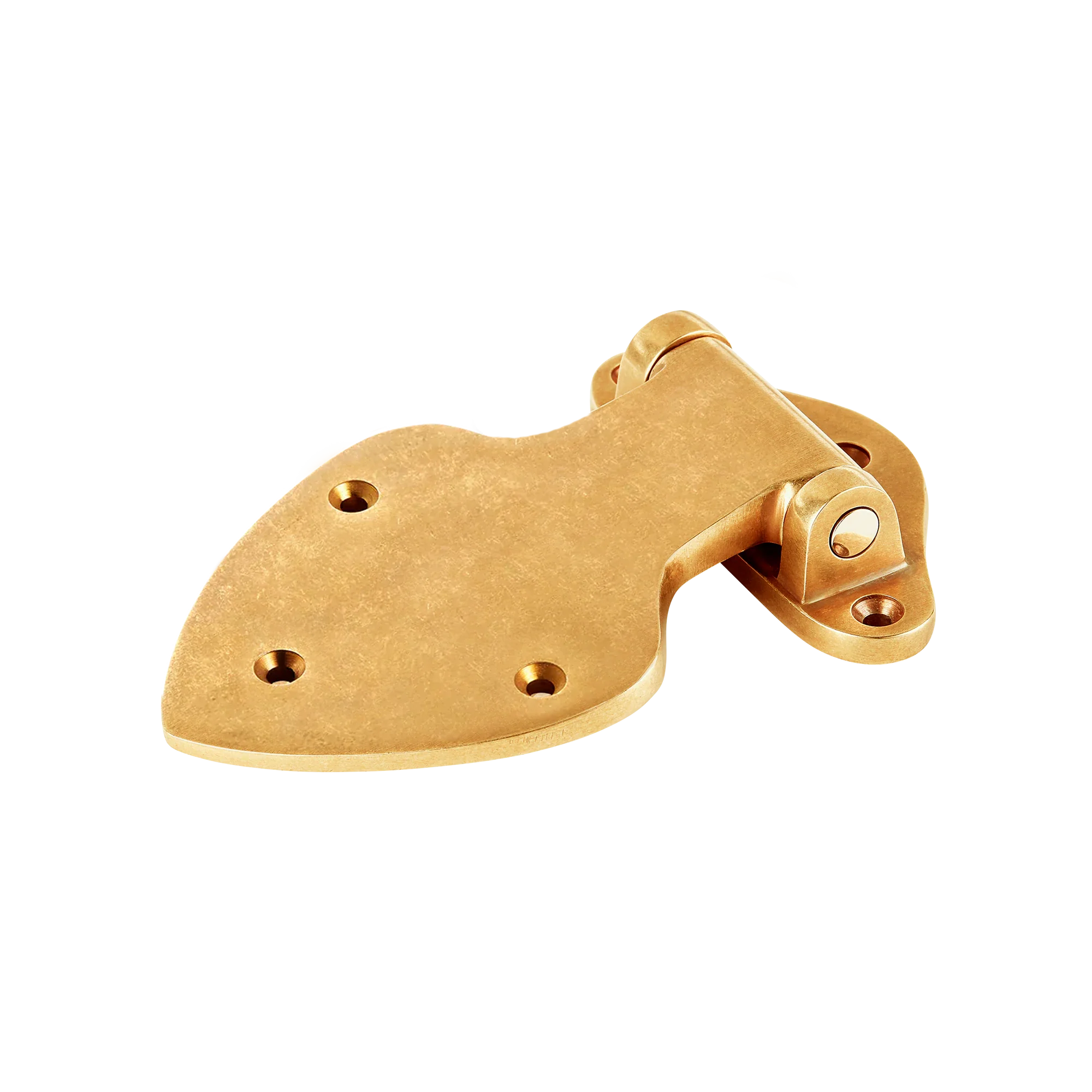Armac Martin Bakes Offset Hinge in 76mm / Burnished Brass