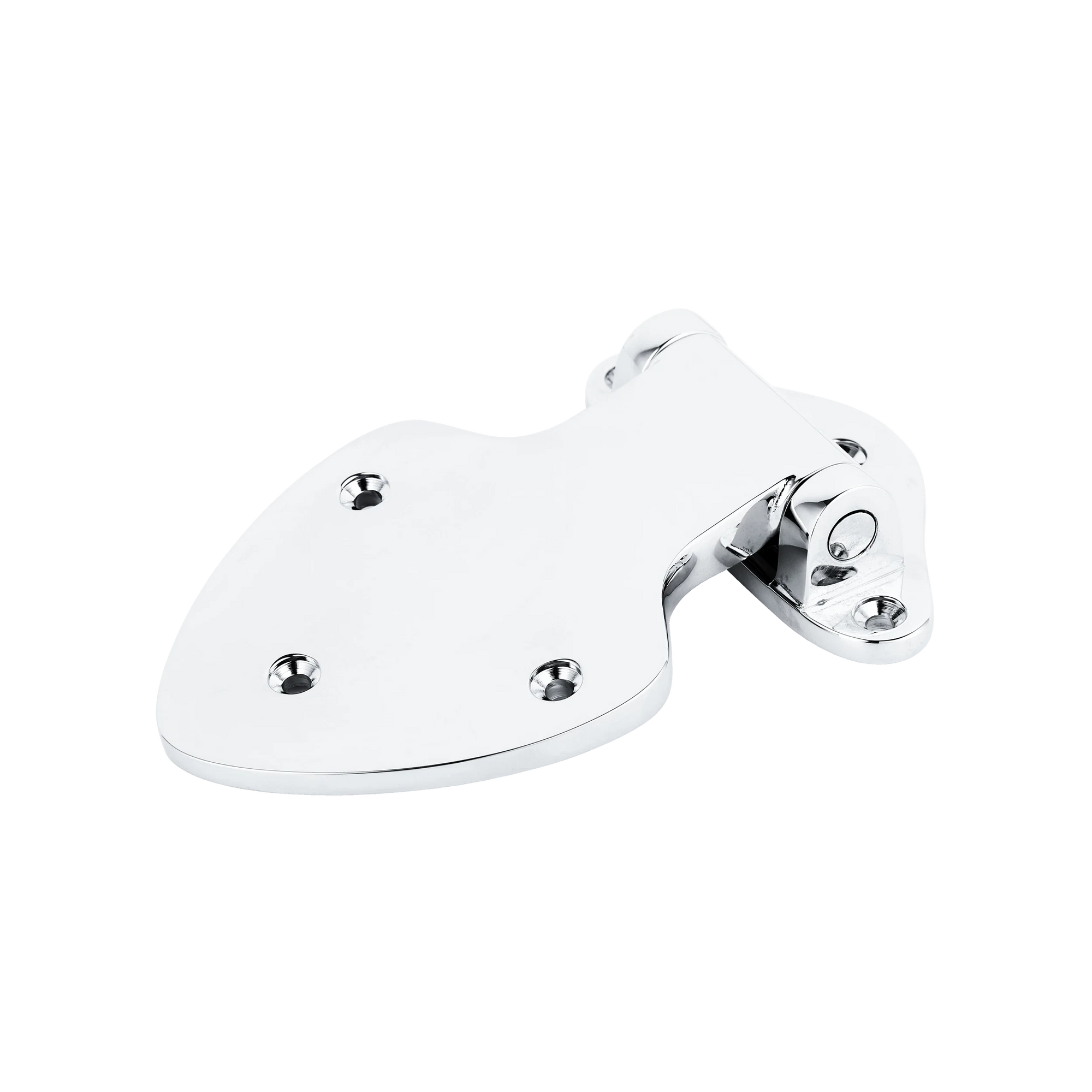 Armac Martin Bakes Offset Hinge in 76mm / Polished Chrome Plate