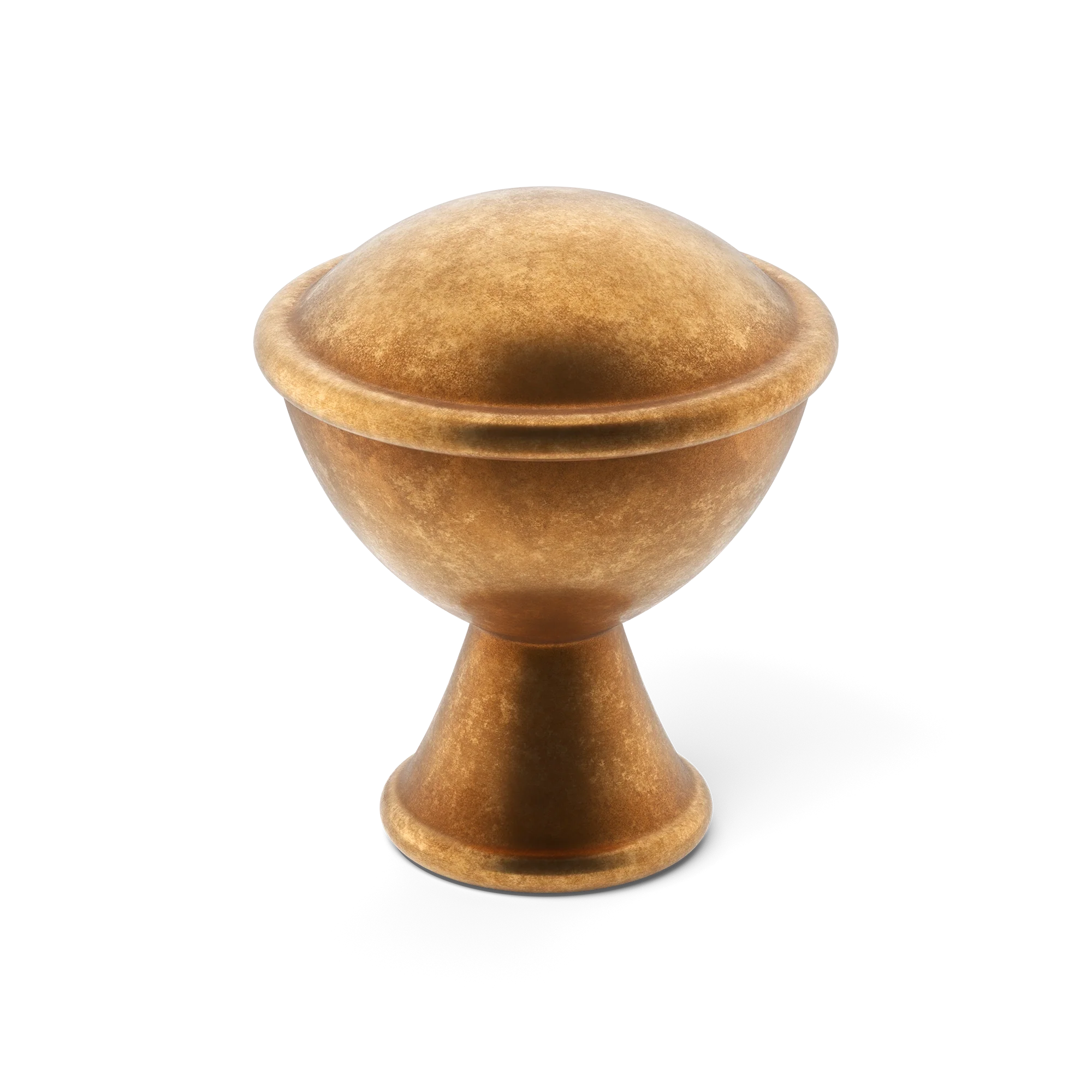 Armac Martin Belgrave Cabinet Knob in 25mm / Burnished Brass