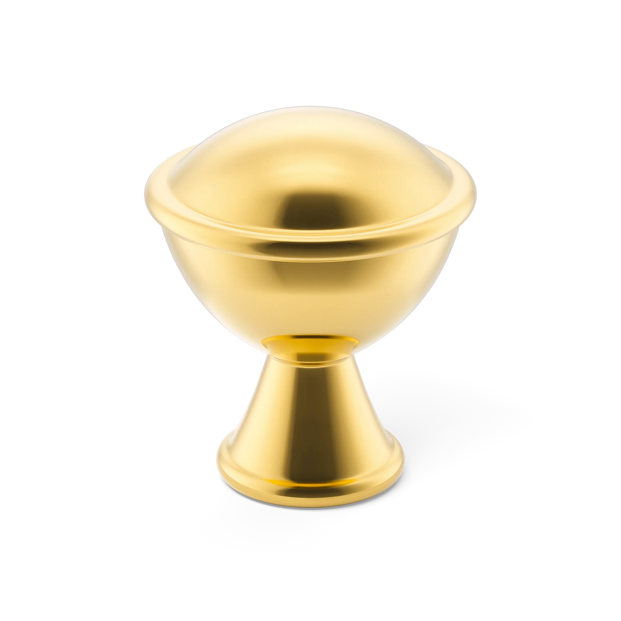 Armac Martin Belgrave Cabinet Knob in 25mm / Polished Brass Lacquered