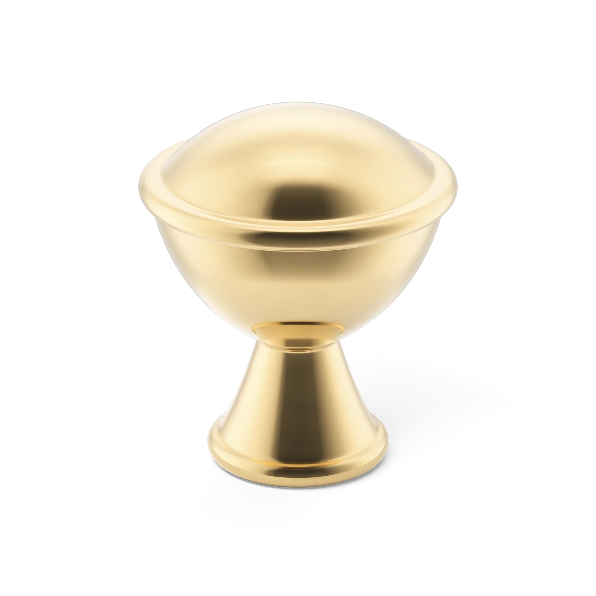 Armac Martin Belgrave Cabinet Knob in 25mm / Polished Brass Unlacquered