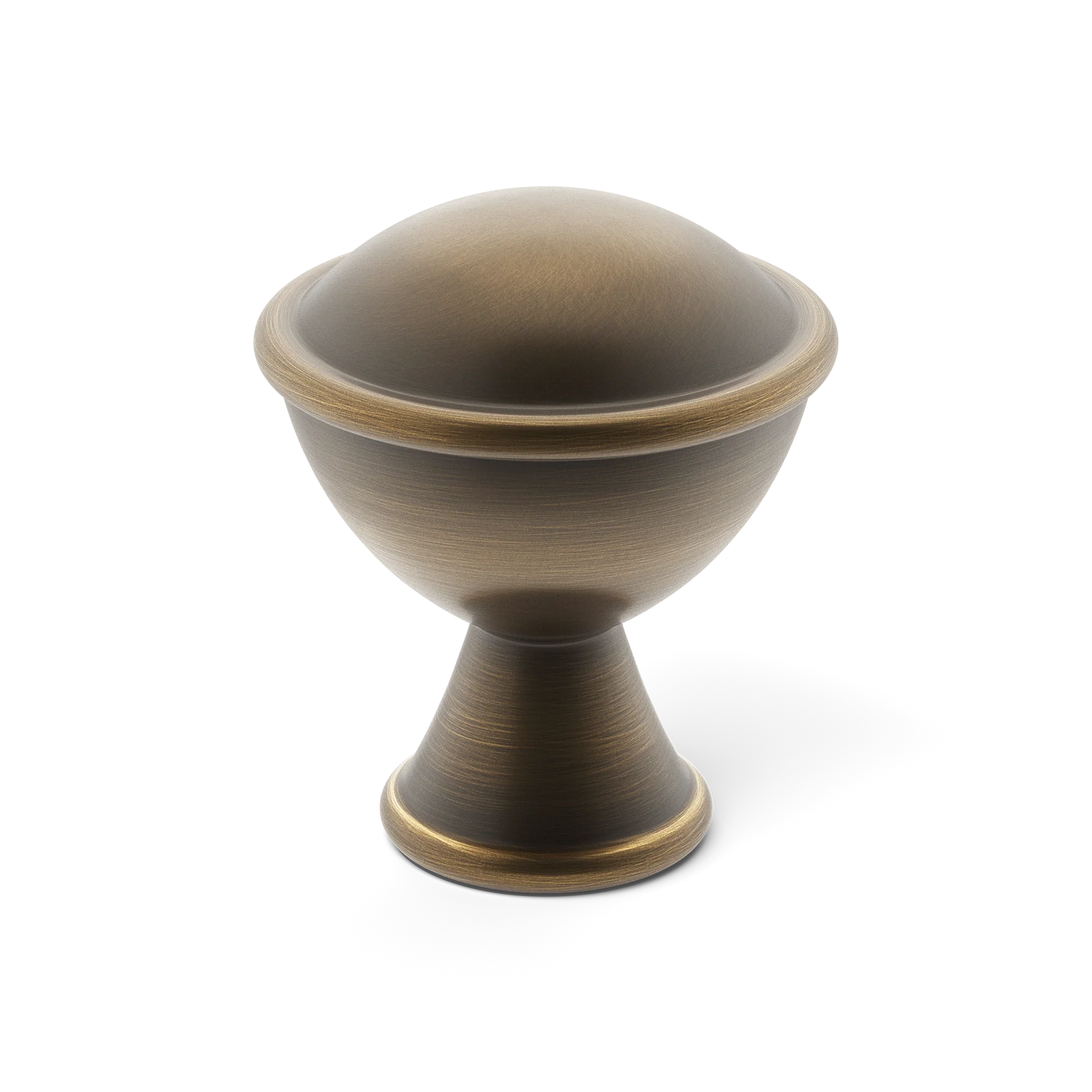 Armac Martin Belgrave Cabinet Knob in 25mm / Satin Antique Satin Lacquered