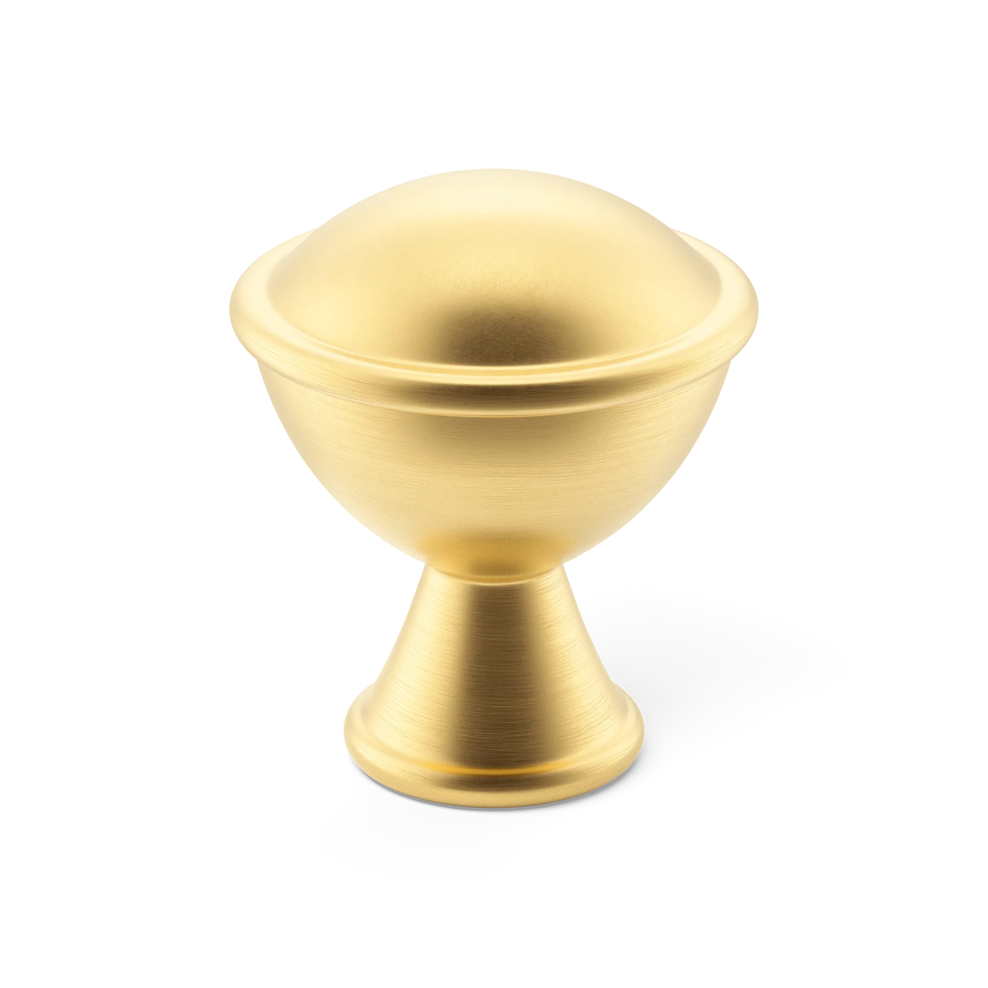 Armac Martin Belgrave Cabinet Knob in 25mm / Satin Brass Satin Lacquered