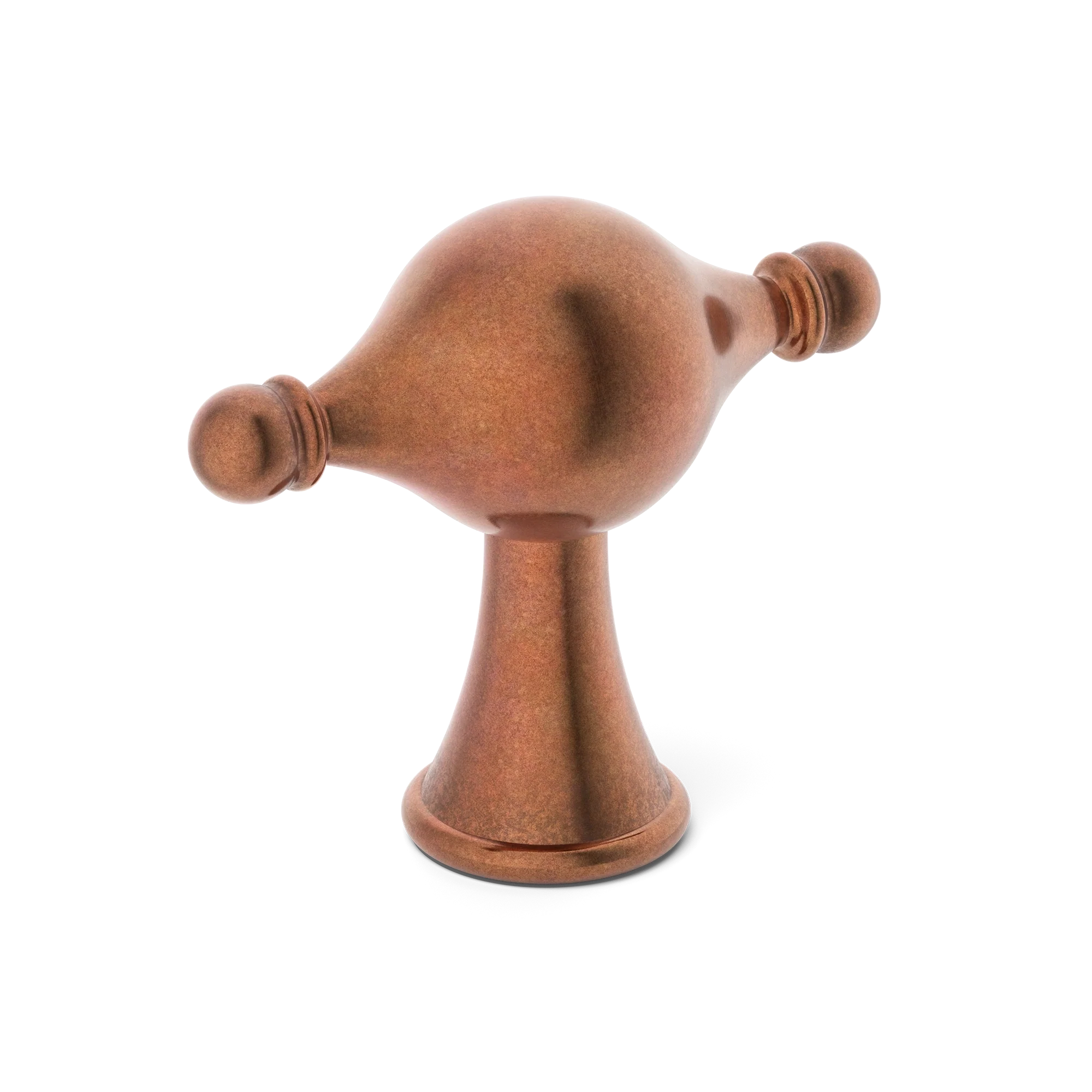 Armac Martin Belgrave T-bar Handle in 61mm / Aged Copper