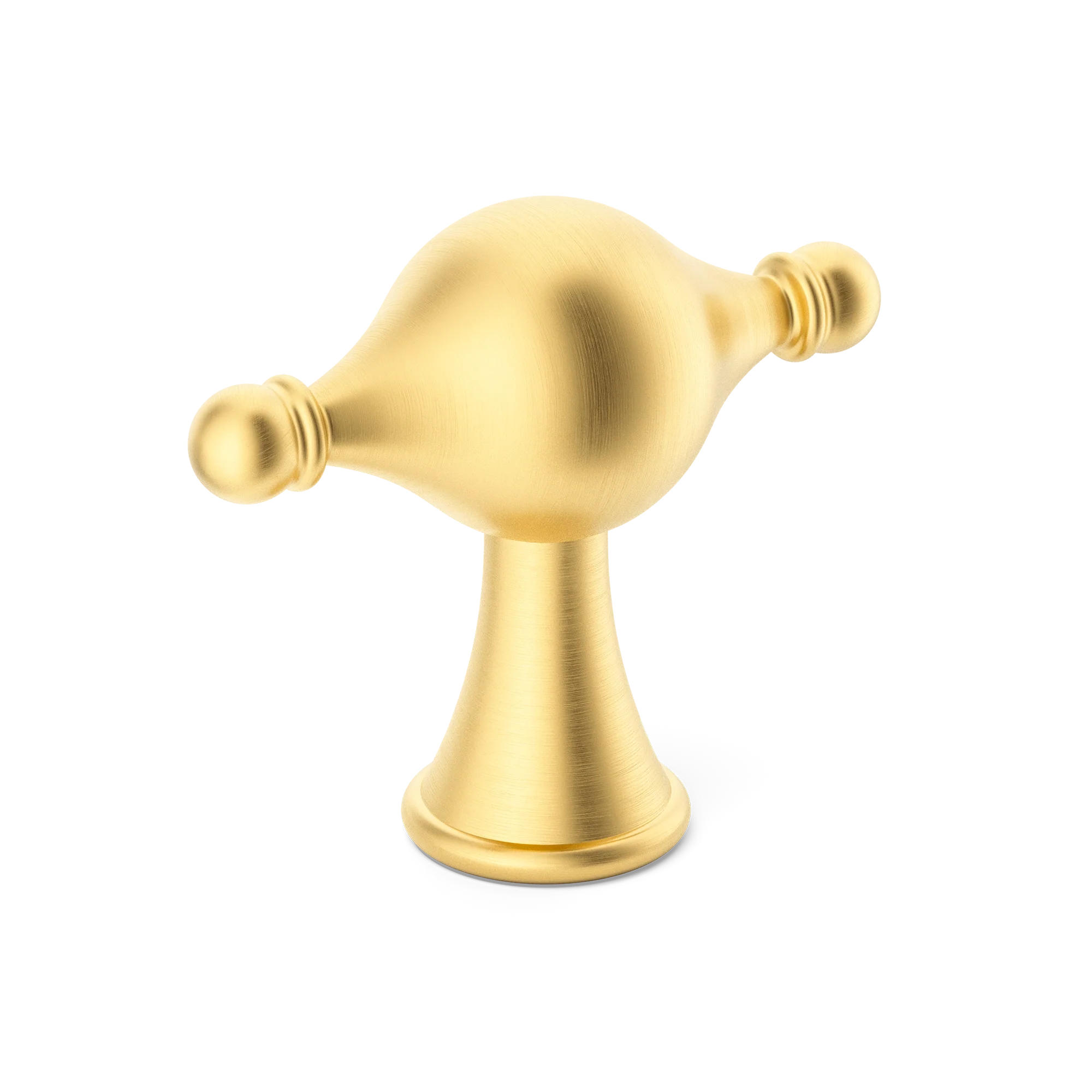 Armac Martin Belgrave T-bar Handle in 61mm / Satin Brass Lacquered