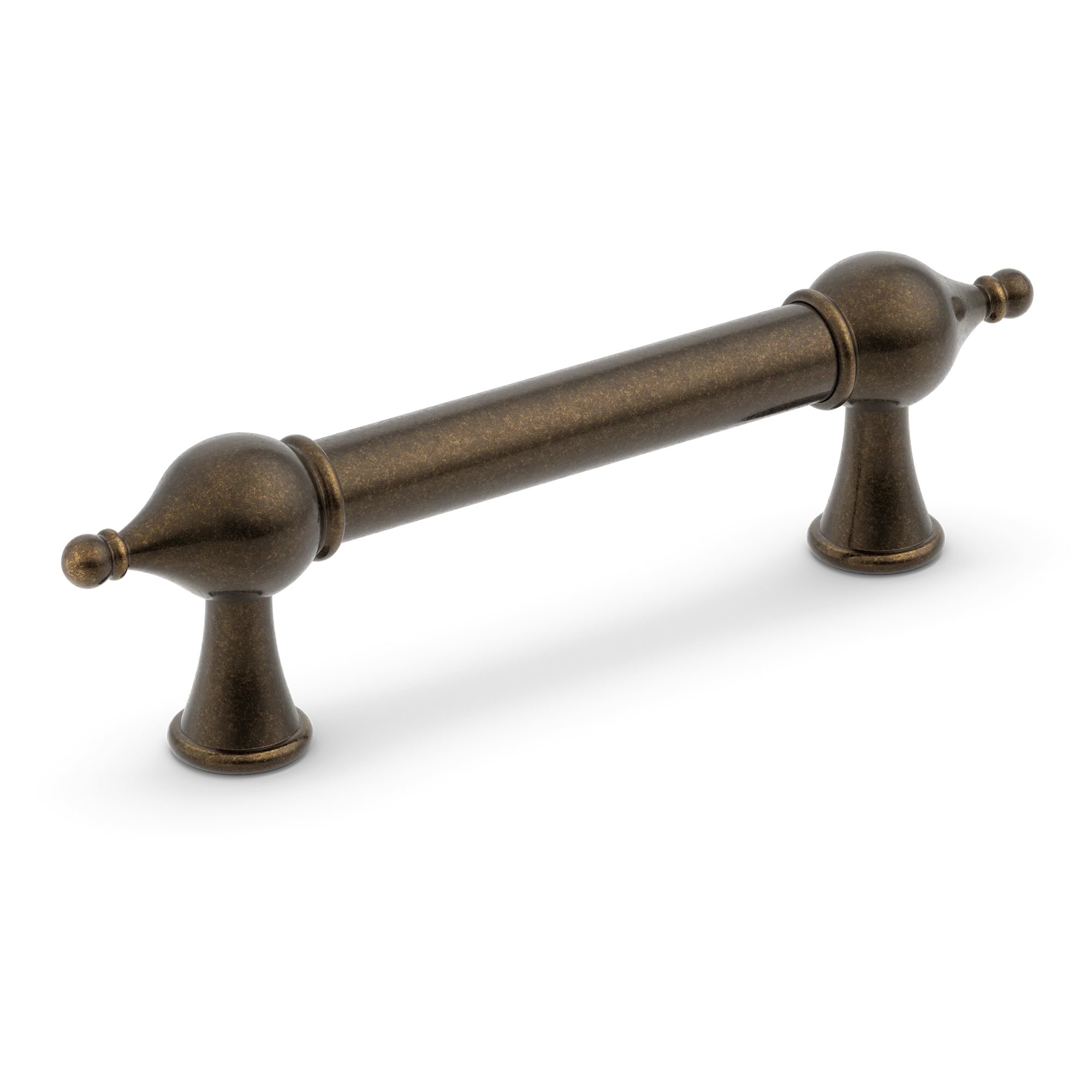 Armac Martin Belgrave Cabinet Handle in 96mm / Dark Aged Brass