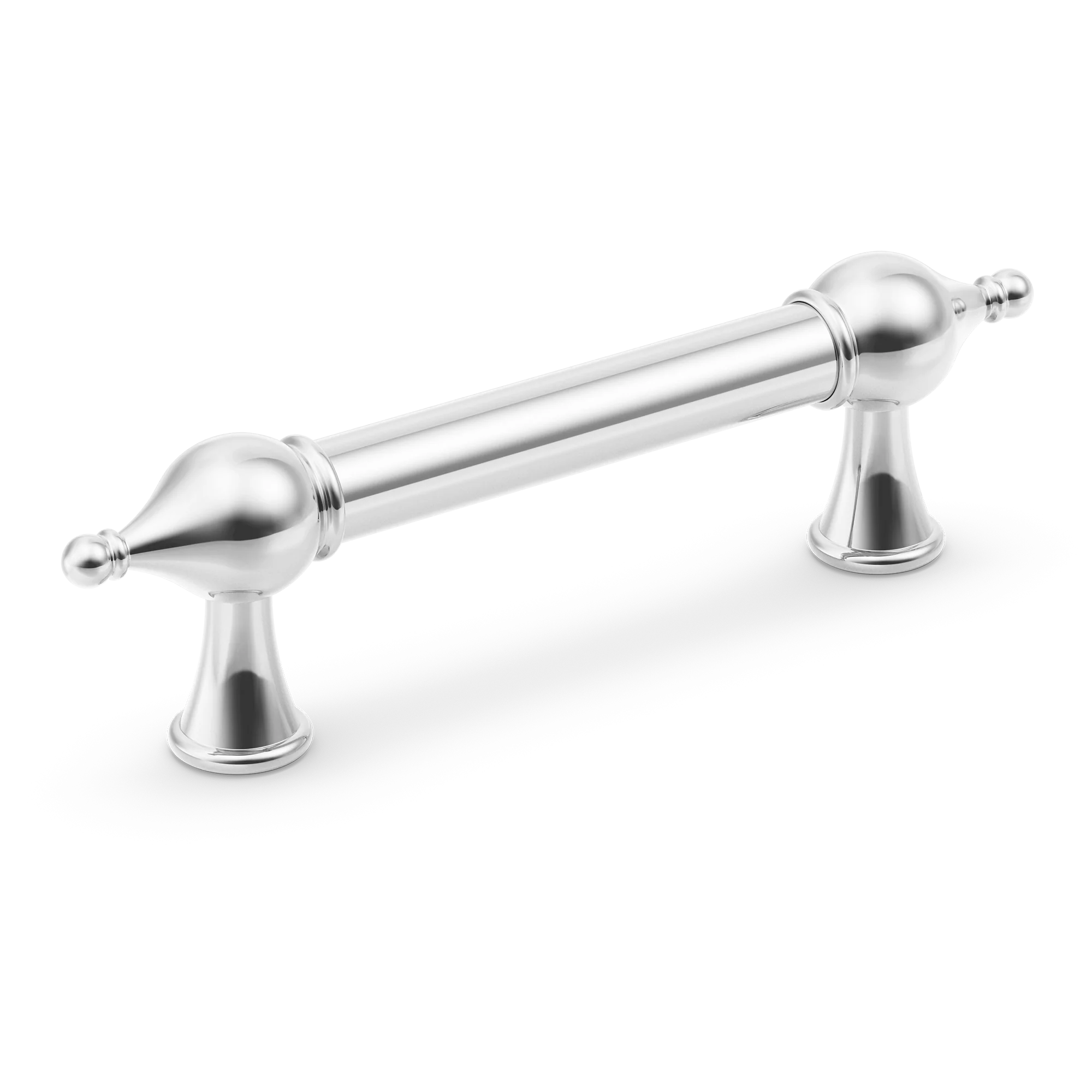 Armac Martin Belgrave Cabinet Handle in 96mm / Polished Chrome Plate
