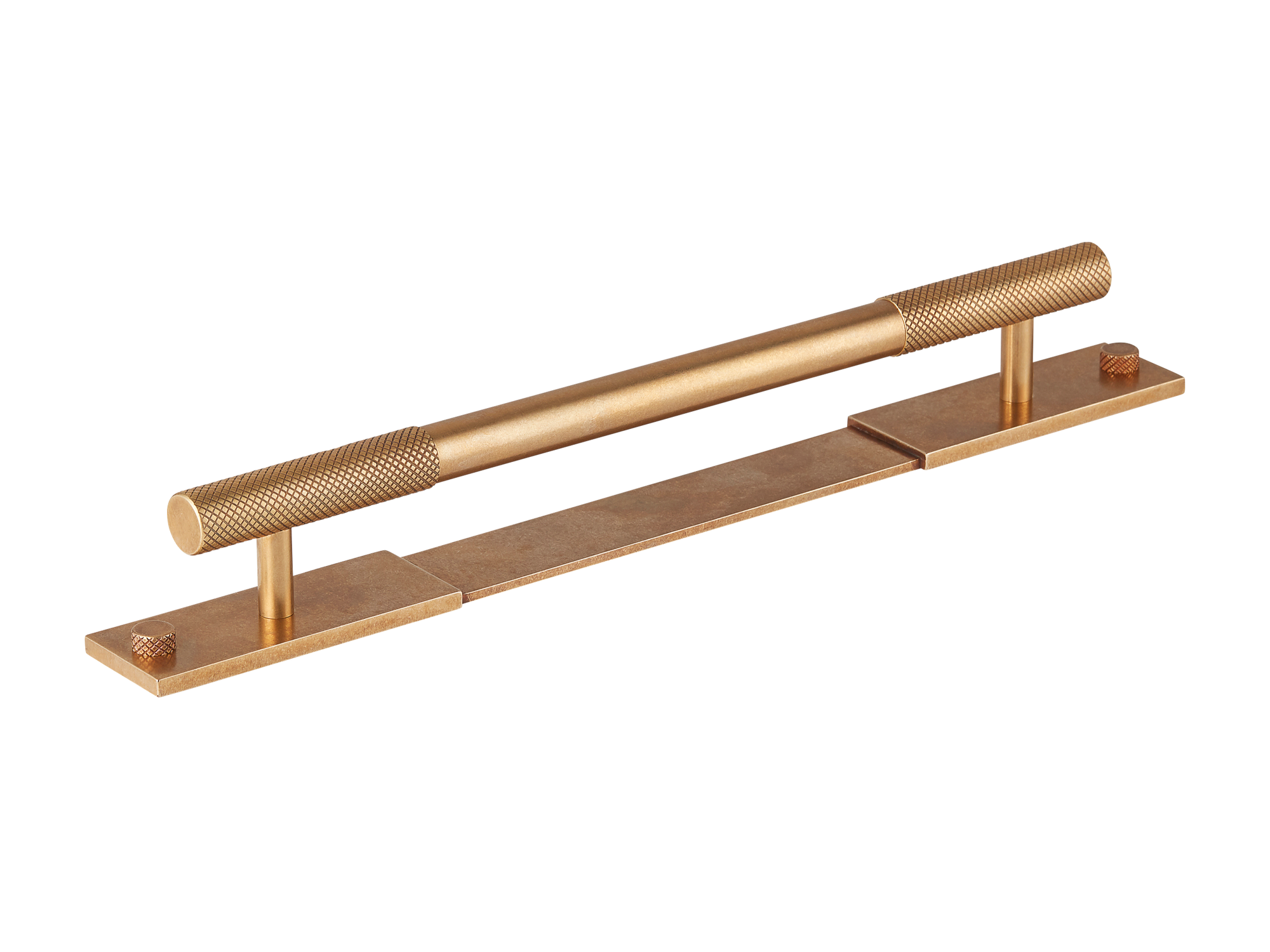 Armac Martin MIX Diamond Knurled Pull Handle & Backplate