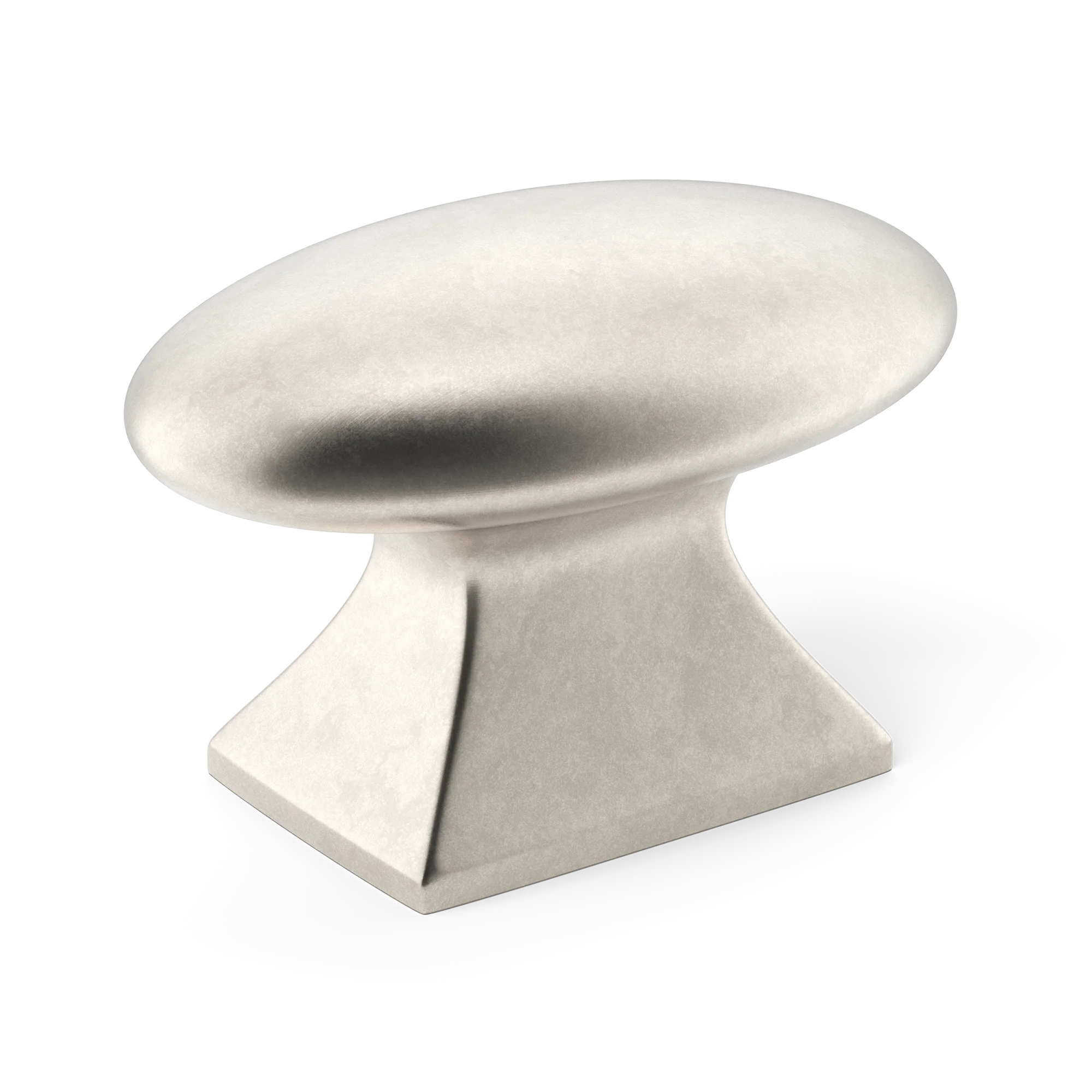 Armac Martin Bournville Cabinet Knob in 35mm / Barrelled Nickel Plate