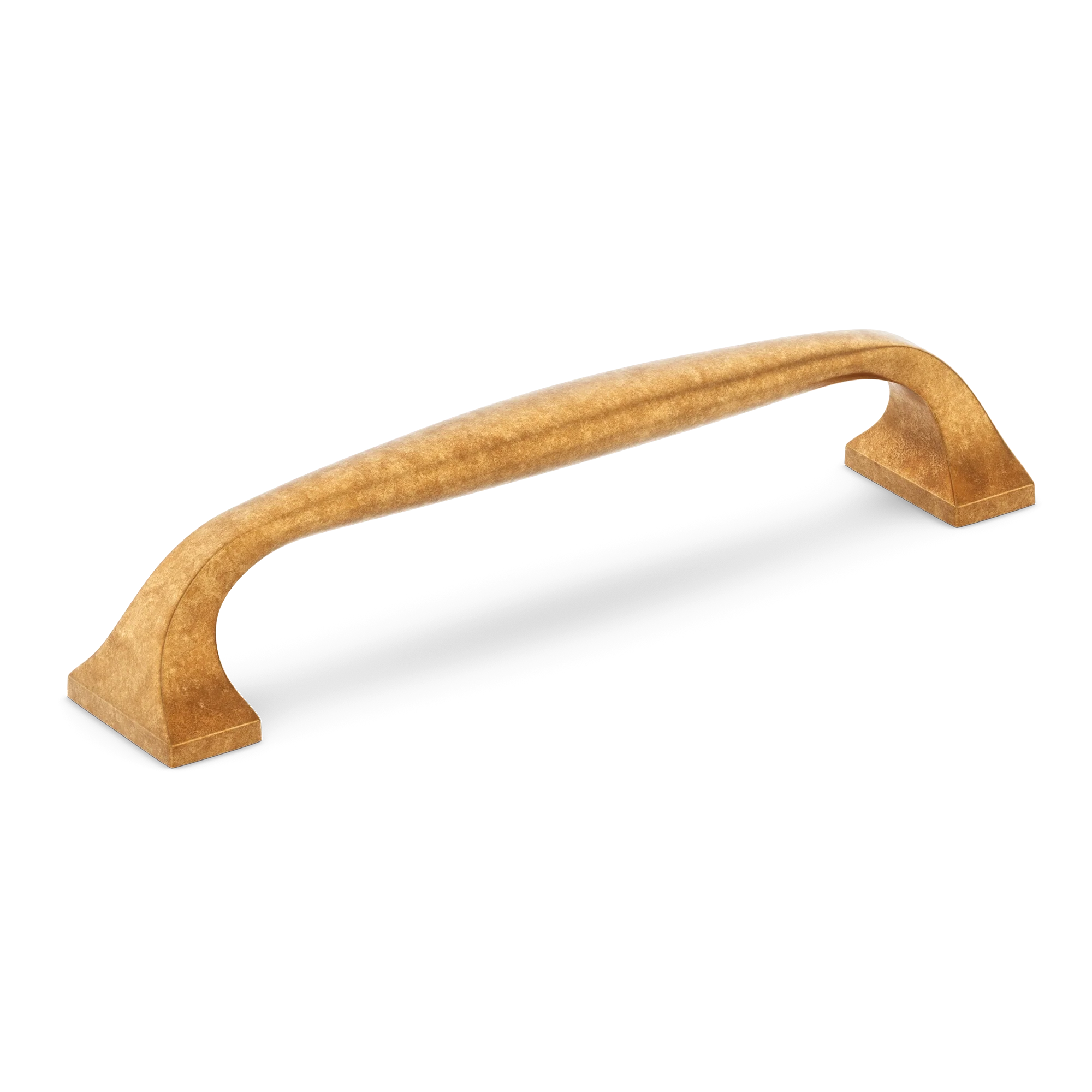 Armac Martin Bournville Cabinet Handle in 86mm / Burnished Brass