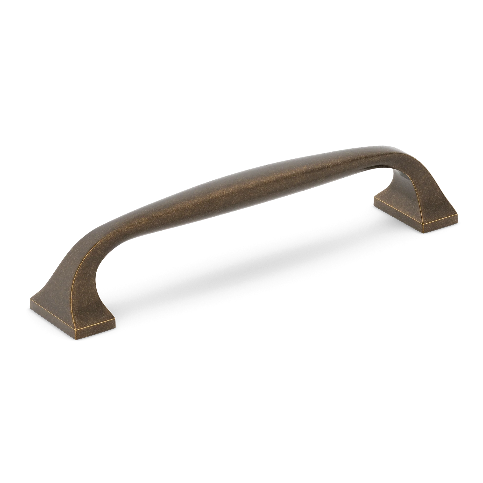 Armac Martin Bournville Cabinet Handle in 86mm / Dark Aged Brass