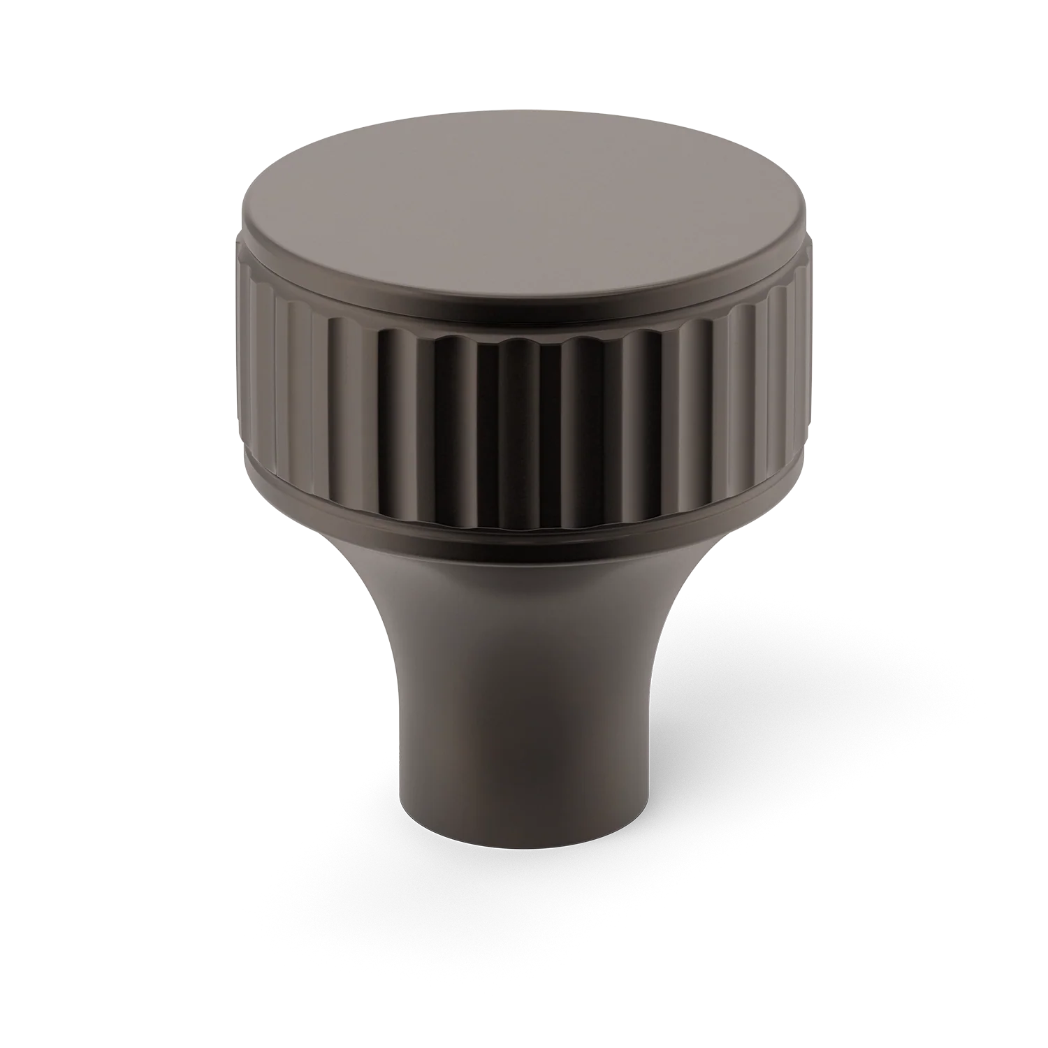 Armac Martin Barwick Ridged Cabinet Knob in 25mm / Dark Bronze