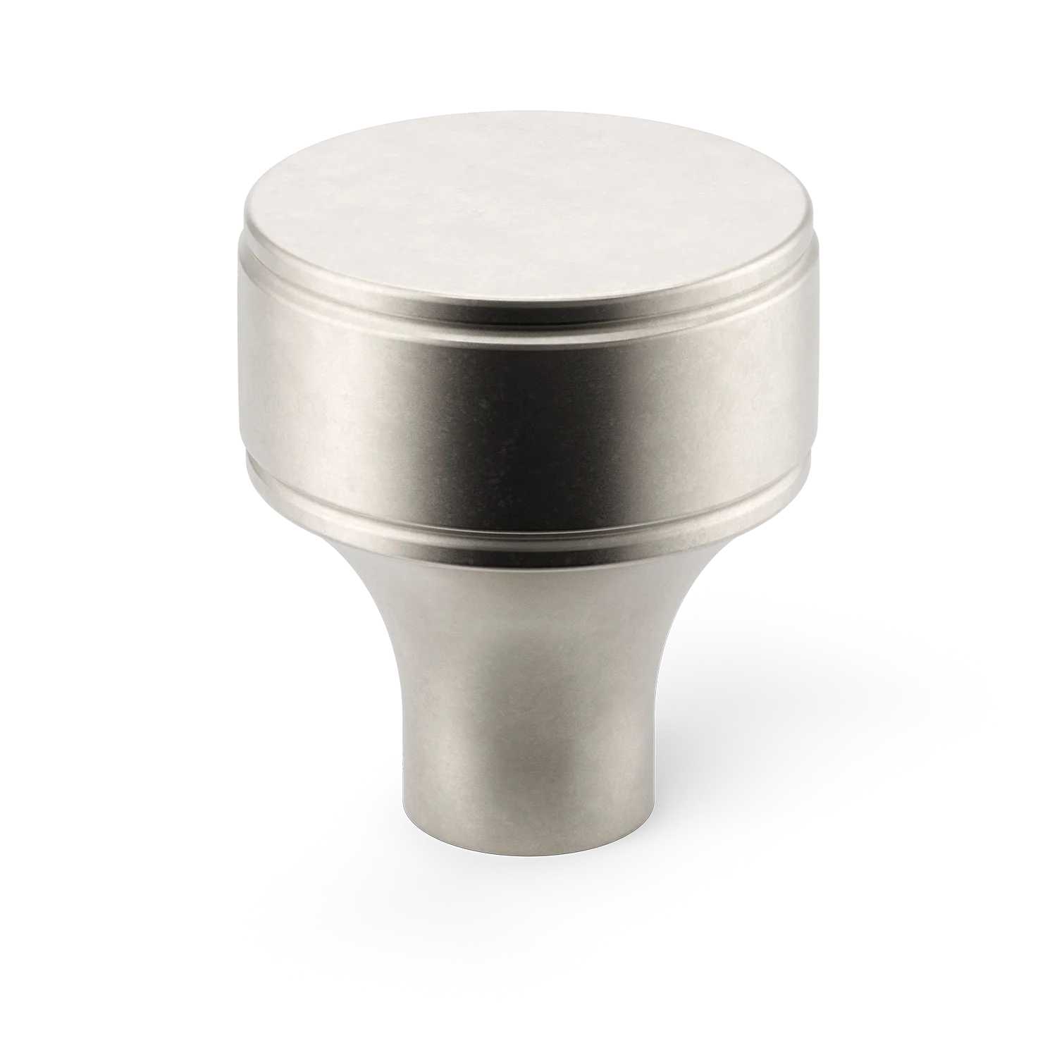 Armac Martin Barwick Plain Cabinet Knob in 25mm / Barrelled Nickel Plate