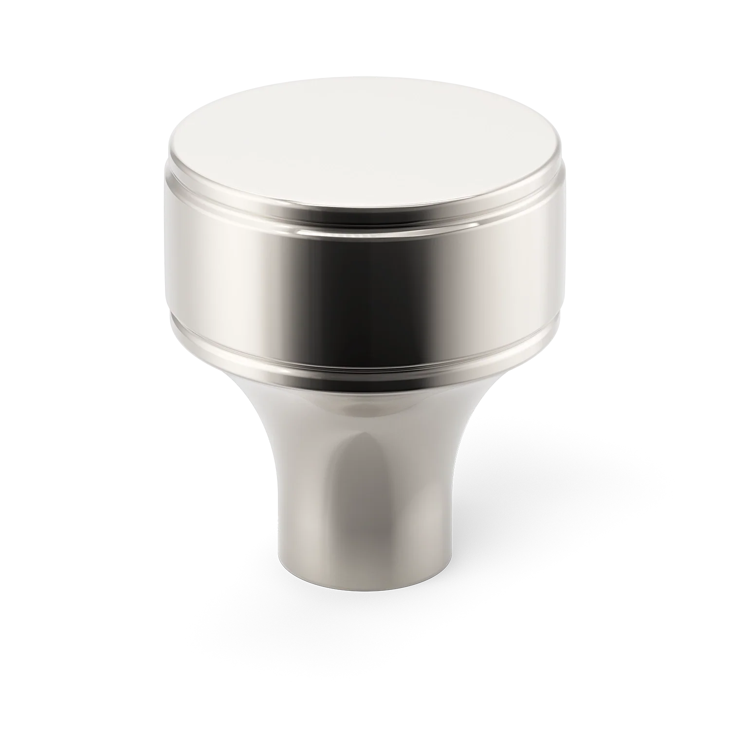 Armac Martin Barwick Plain Cabinet Knob in 25mm / Polished Nickel Plate