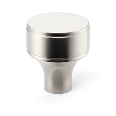 Armac Martin Barwick Plain Cabinet Knob in 25mm / Polished Nickel Plate