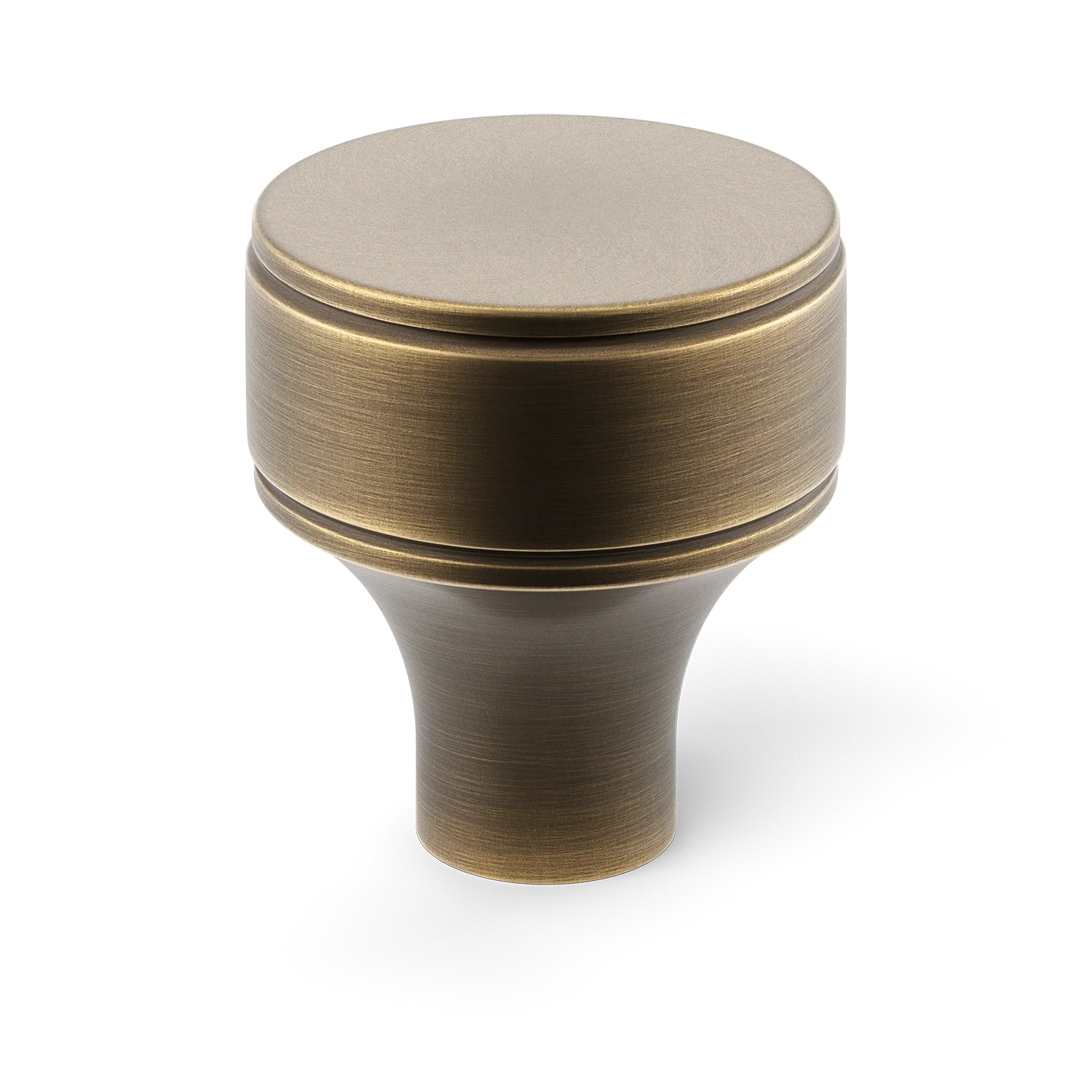 Armac Martin Barwick Plain Cabinet Knob in 25mm / Satin Antique Satin Lacquered