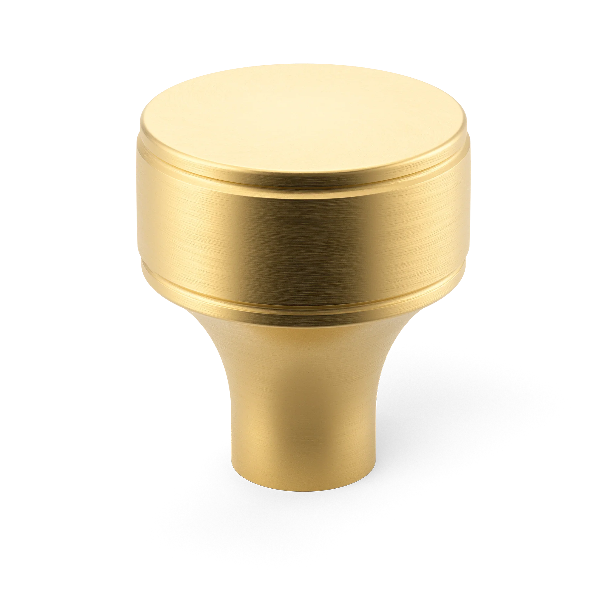 Armac Martin Barwick Plain Cabinet Knob in 25mm / Satin Brass Satin Lacquered