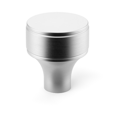 Armac Martin Barwick Plain Cabinet Knob in 25mm / Satin Chrome Plate