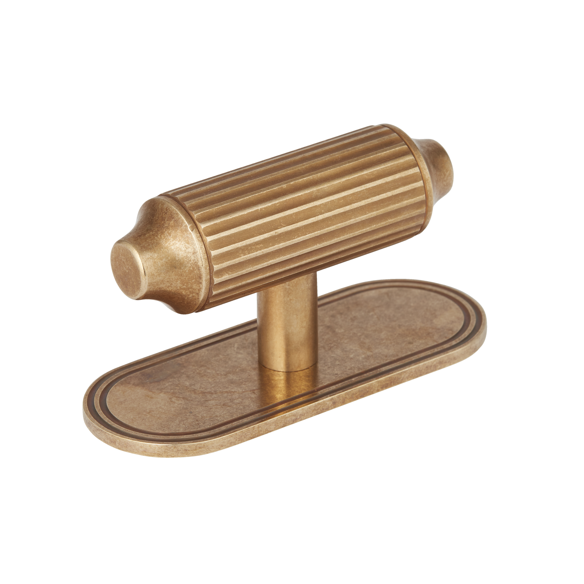 Armac Martin Barwick Ridged T-bar Handle with Backplate