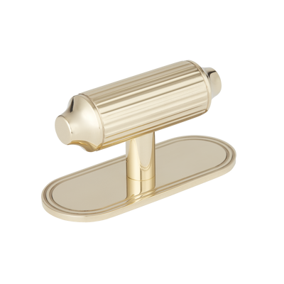 Armac Martin Barwick Ridged T-bar Handle with Backplate