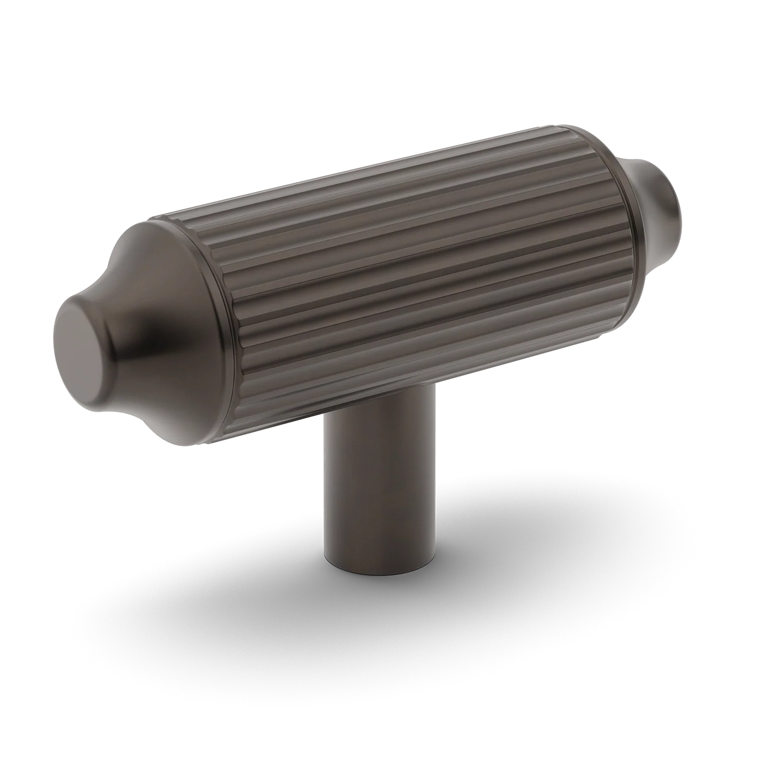 Armac Martin Barwick Ridged T-bar Handle in 79mm / Dark Bronze
