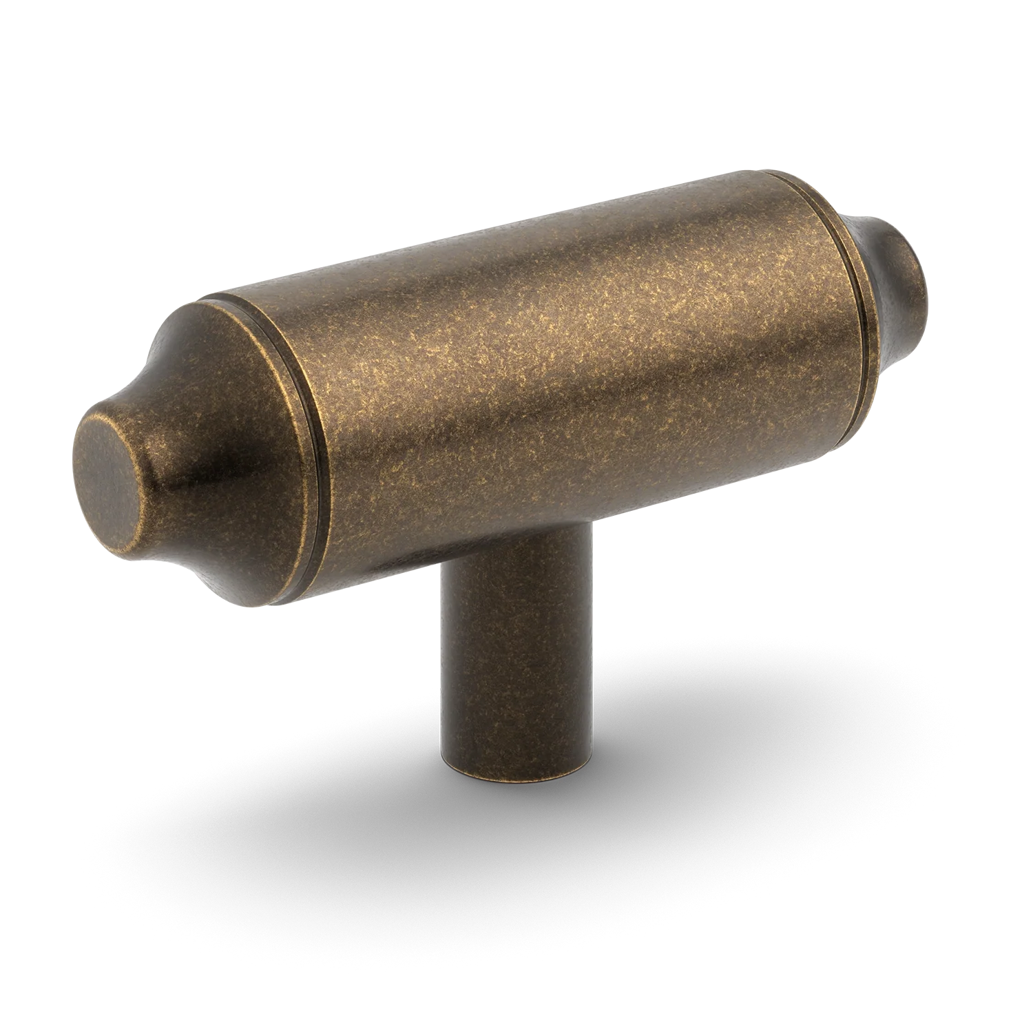 Armac Martin Barwick Plain T-bar Handle in 79mm / Dark Aged Brass