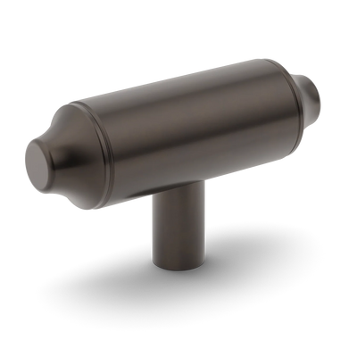 Armac Martin Barwick Plain T-bar Handle in 79mm / Dark Bronze