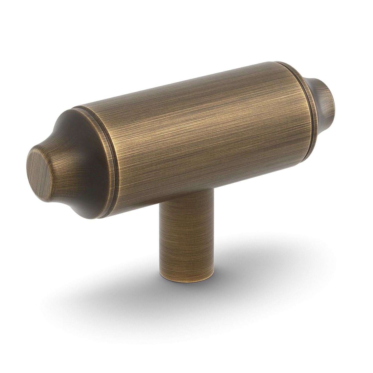 Armac Martin Barwick Plain T-bar Handle in 79mm / Satin Antique Satin Lacquered