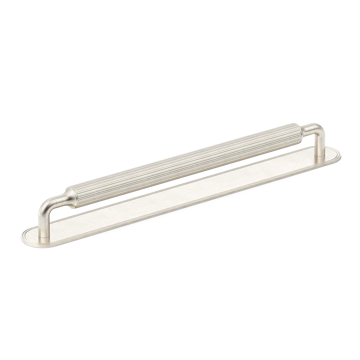 Armac Martin Barwick Ridged Appliance Pull with Backplate