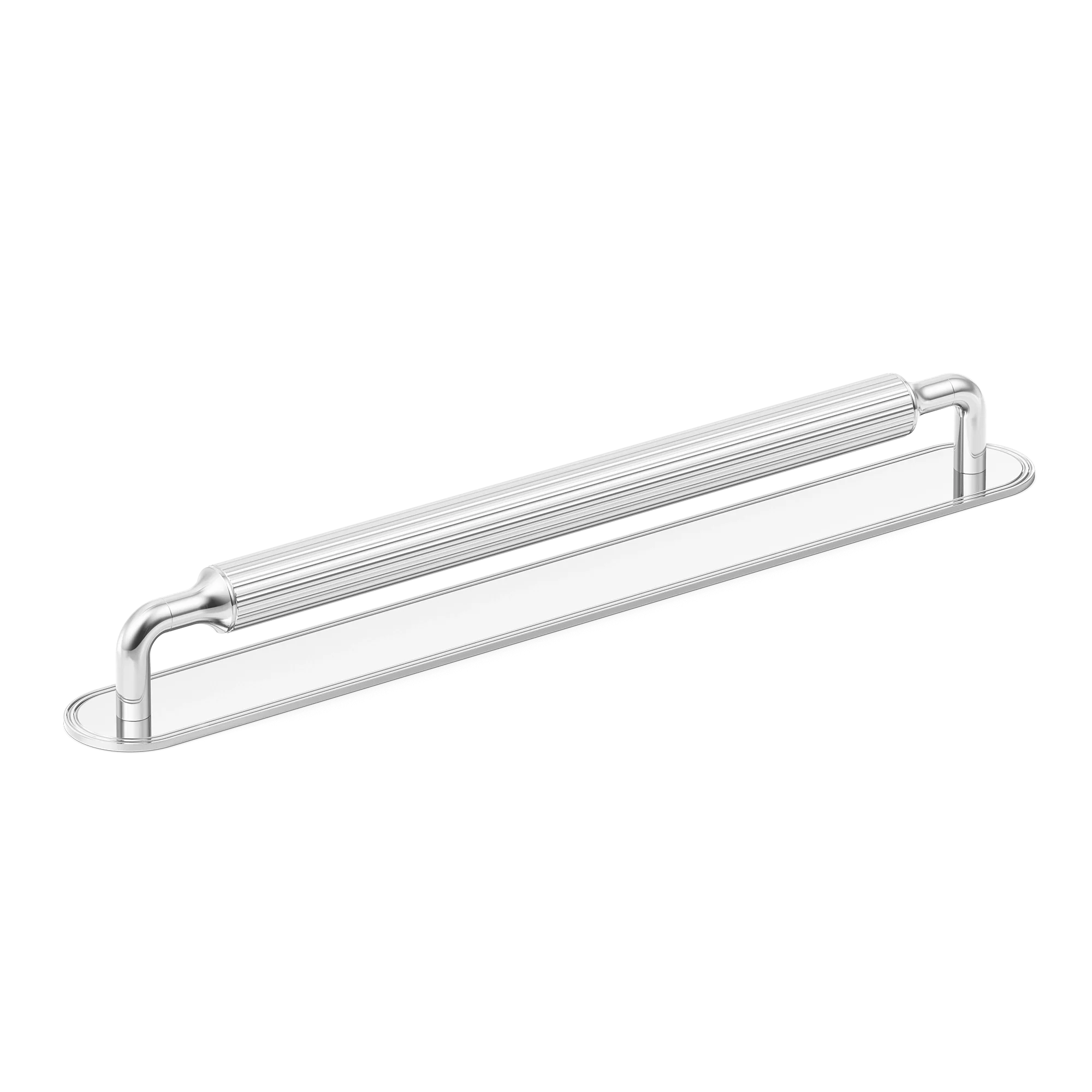 Armac Martin Barwick Ridged Appliance Pull with Backplate