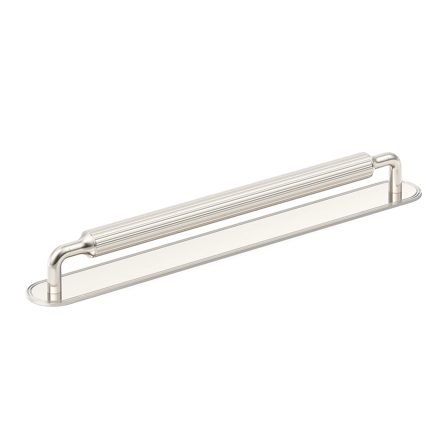 Armac Martin Barwick Ridged Appliance Pull with Backplate