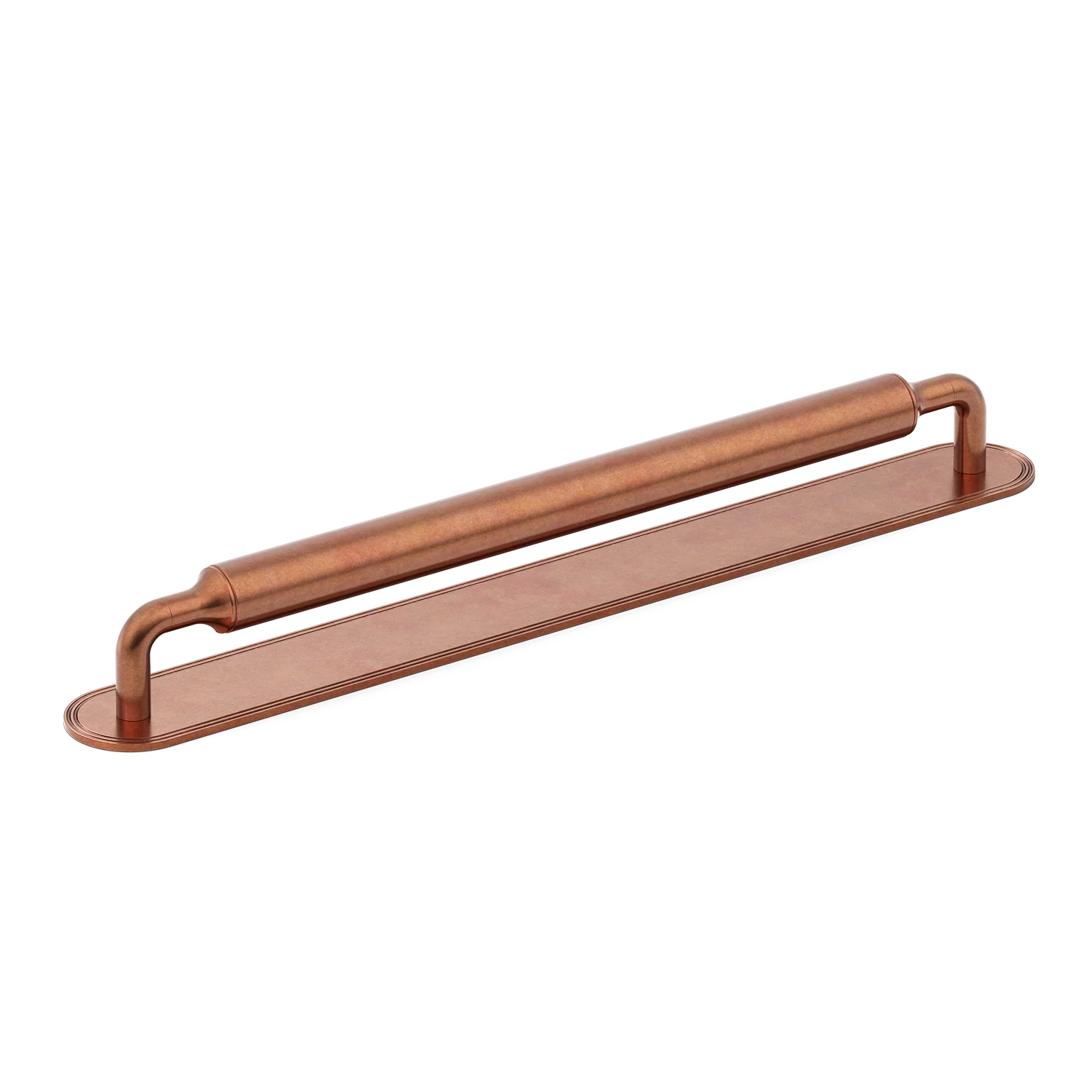 Armac Martin Barwick Plain Appliance Pull with Backplate