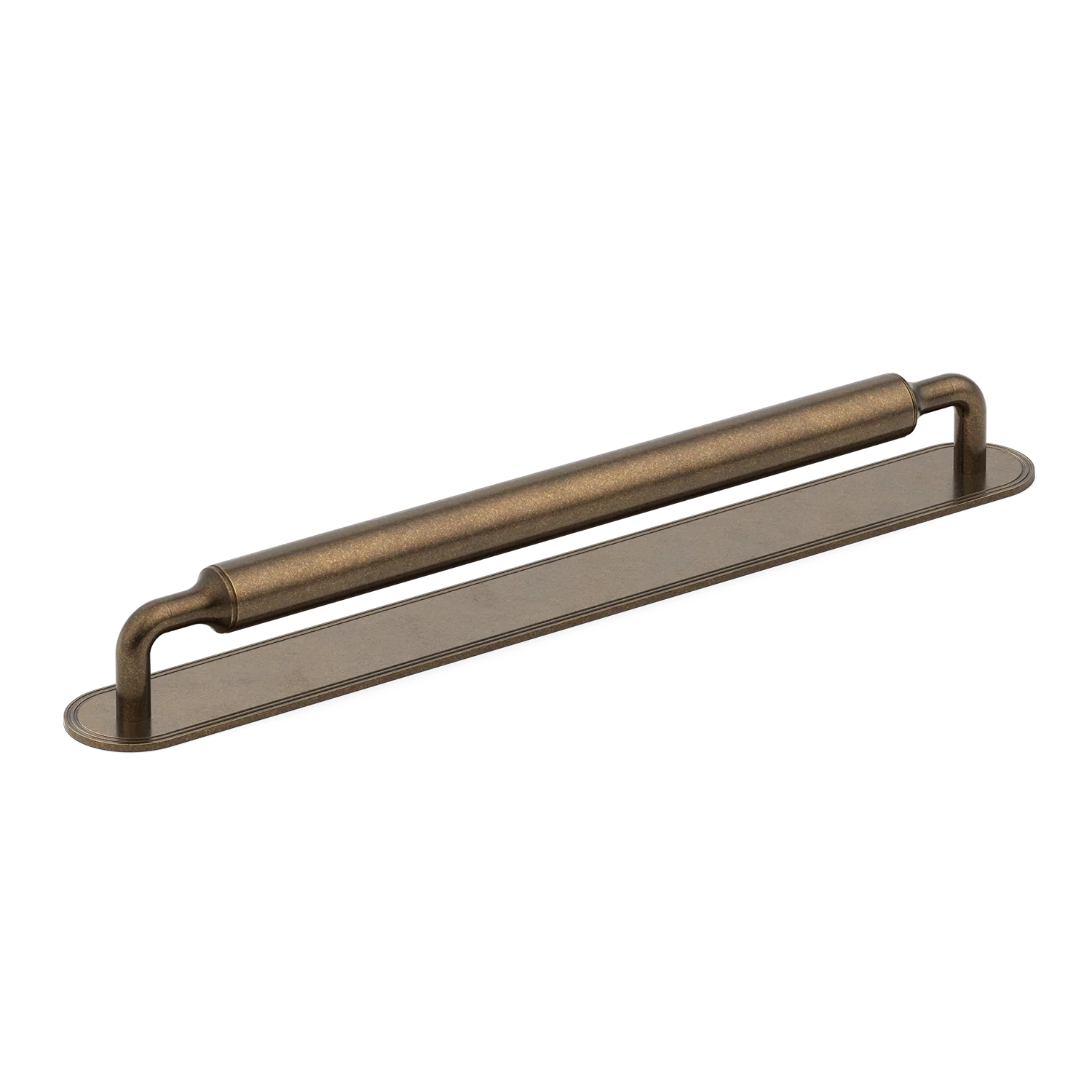 Armac Martin Barwick Plain Appliance Pull with Backplate